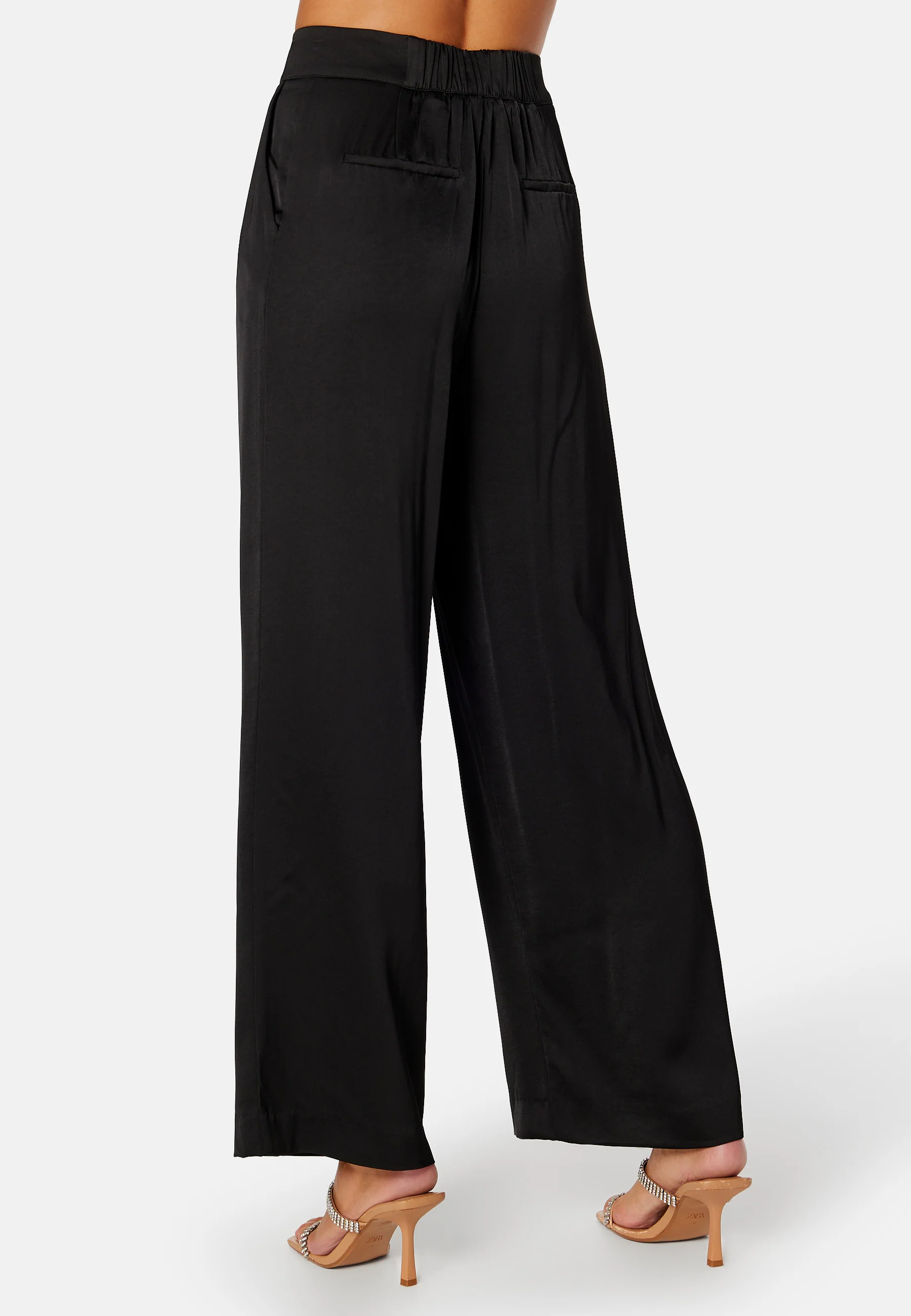 Alora Satin Wide Leg Pant - Image 3