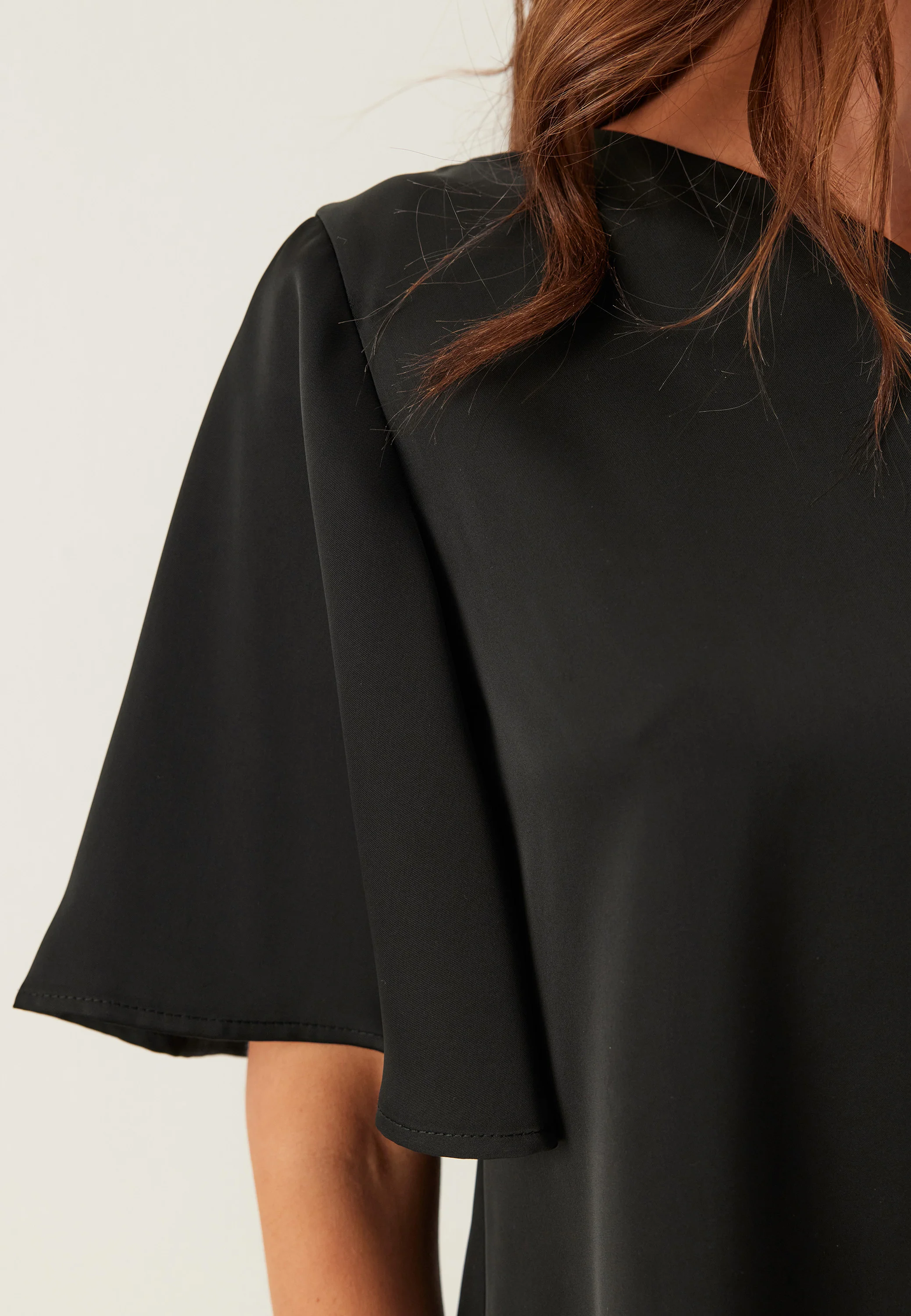 Asymmetric Satin Blouse - Image 5