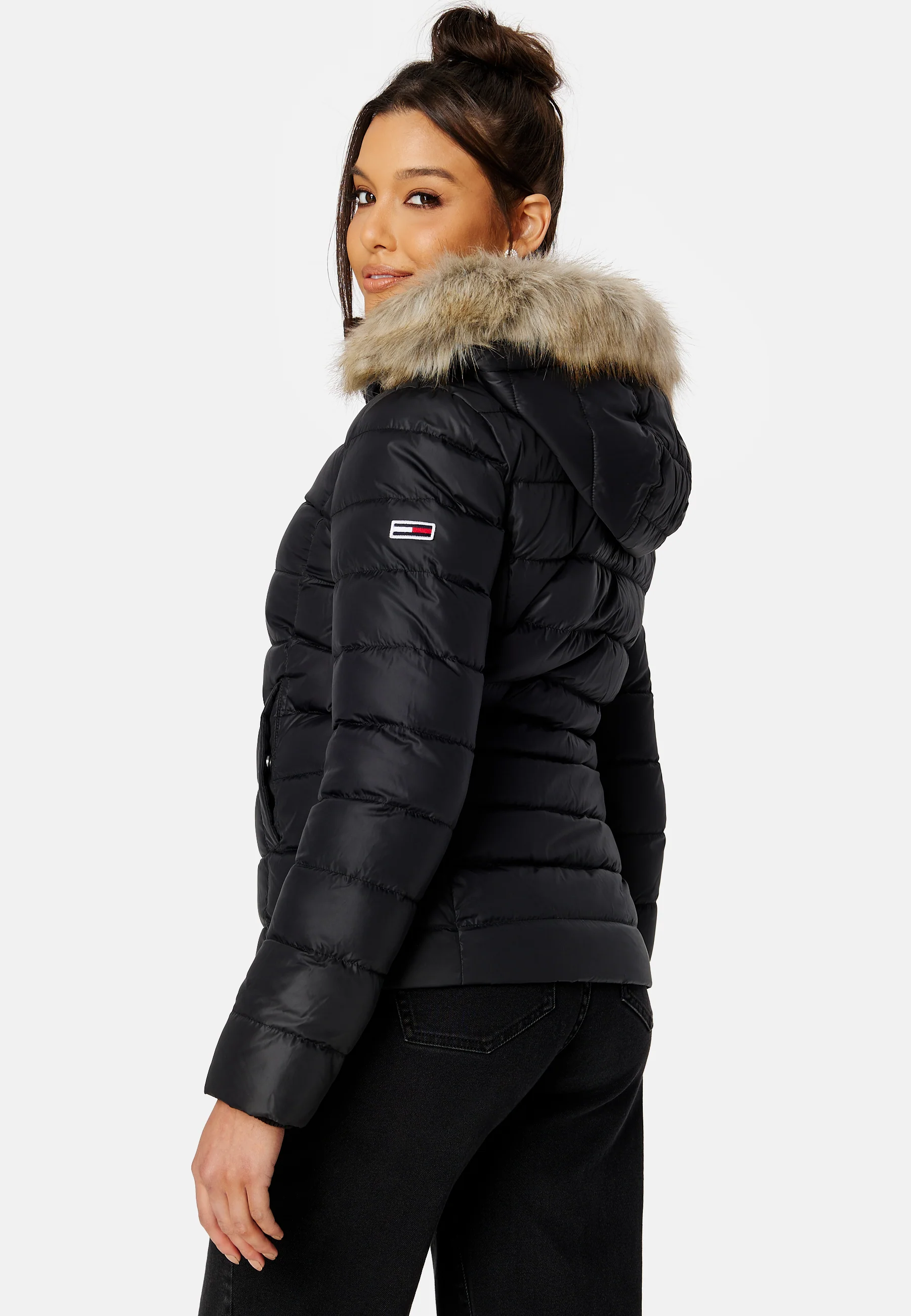 Basic Hooded Down Jacket - Image 5