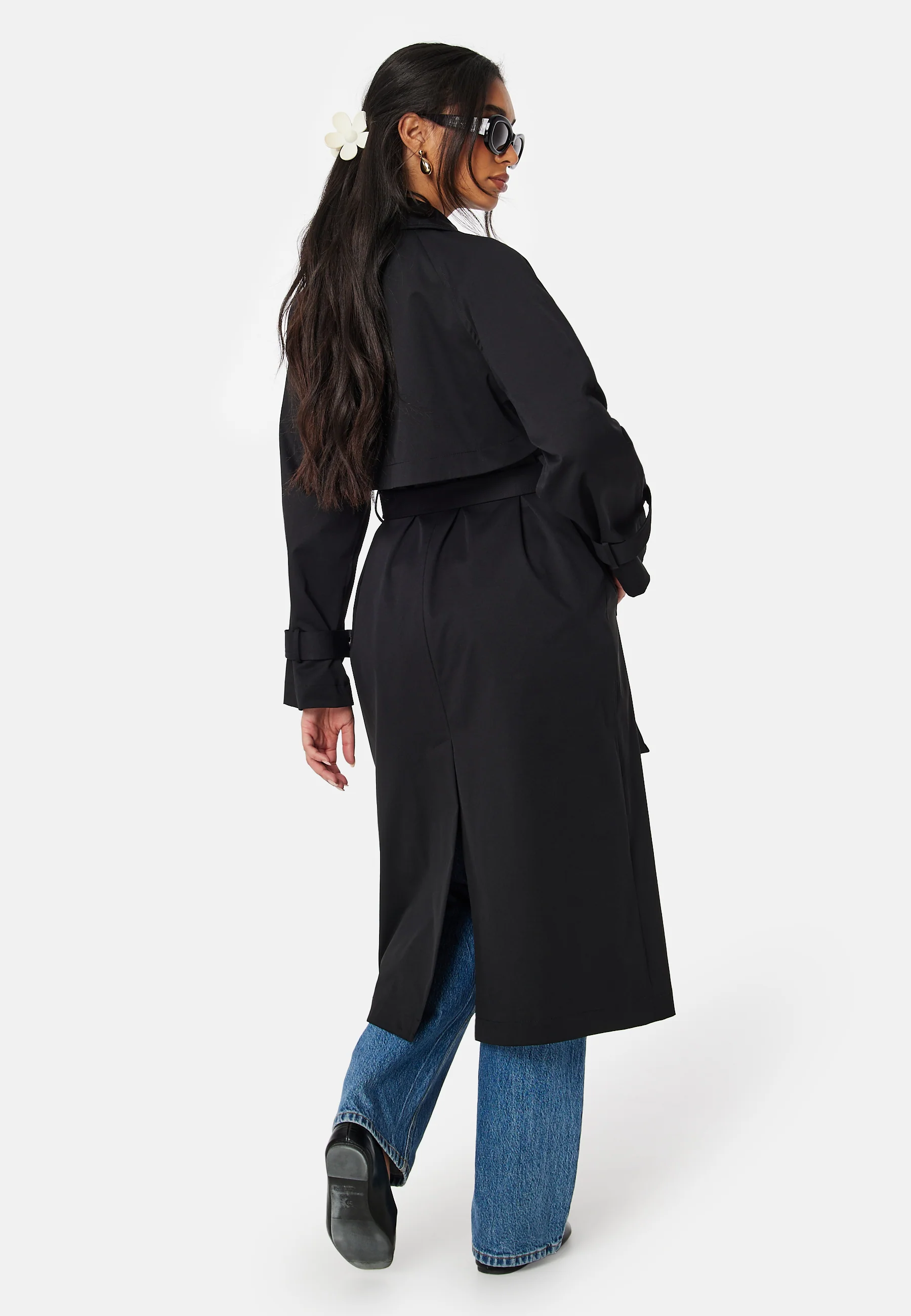 Belted Midi Trenchcoat - Image 3