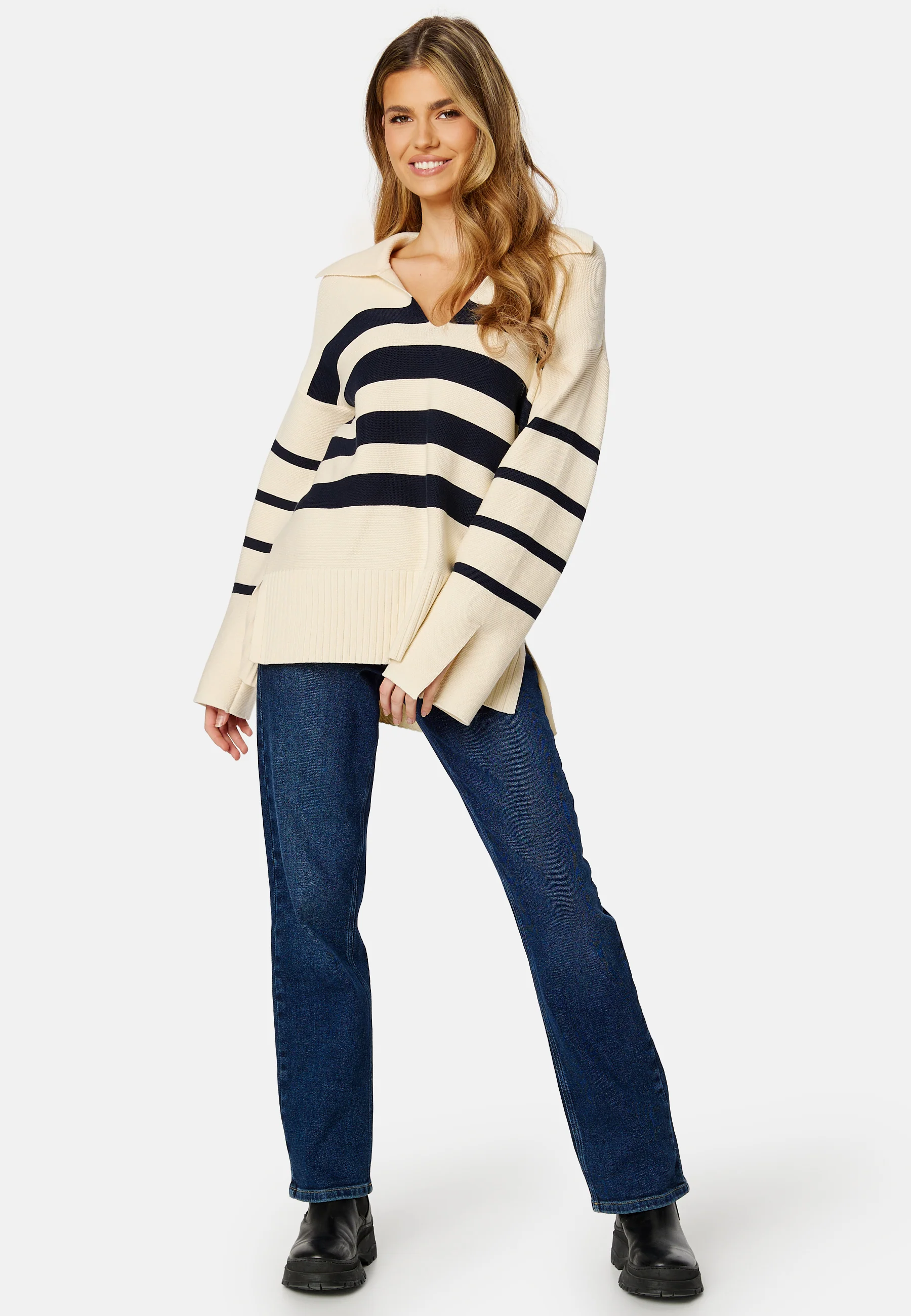 Breton Open Collar Knit - Image 2