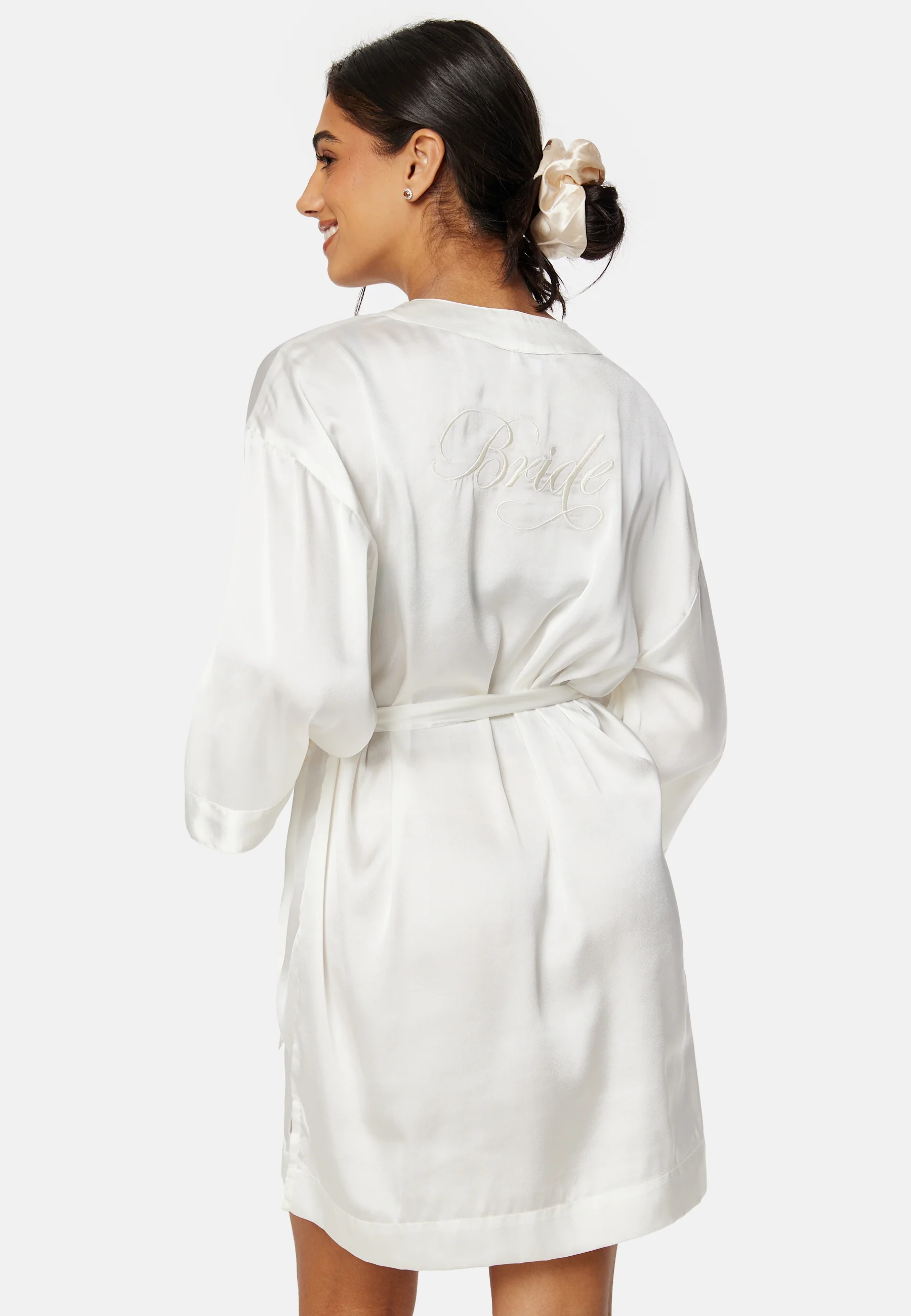 Bride Satin Kimono Robe