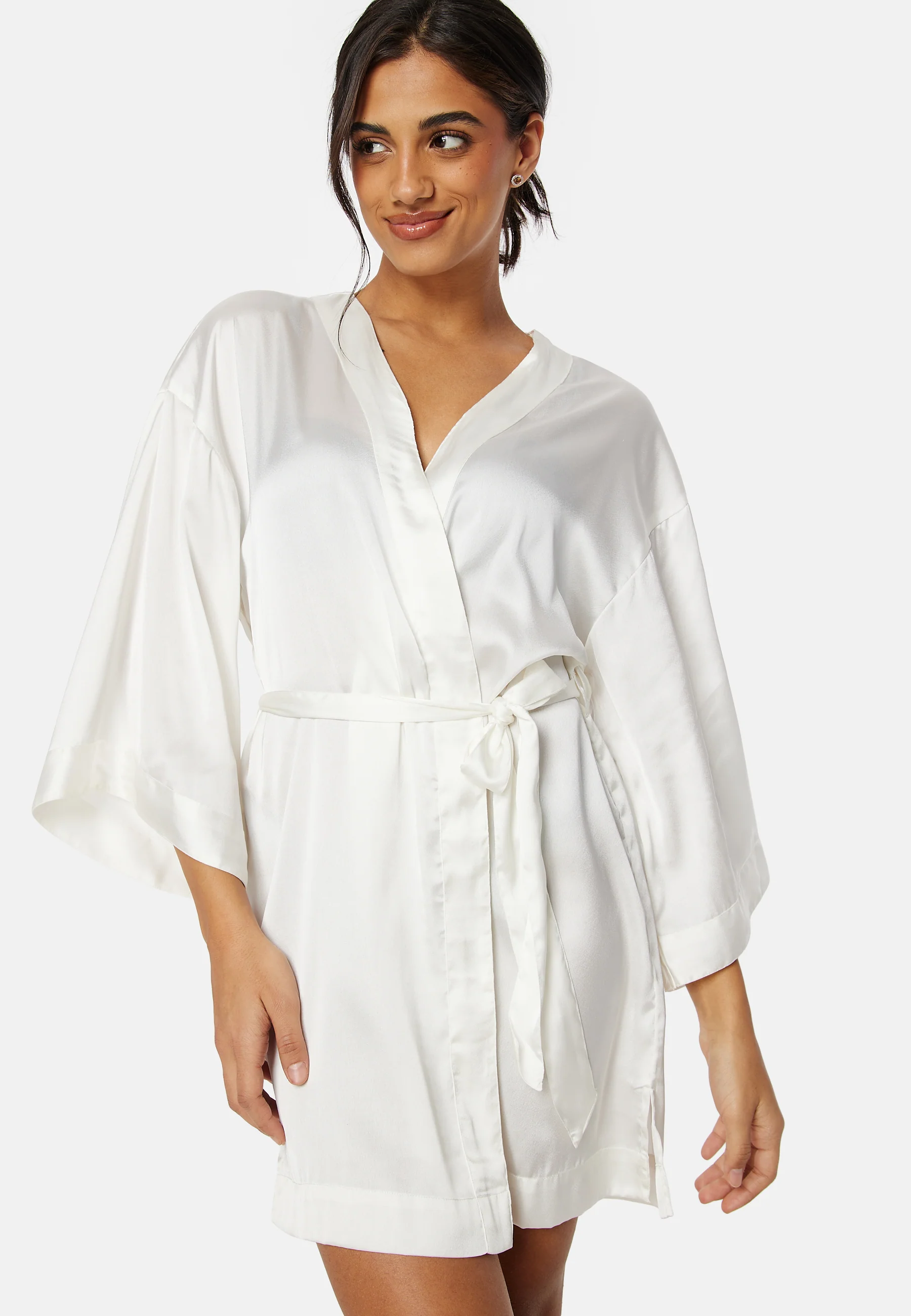 Bride Satin Kimono Robe - Image 5