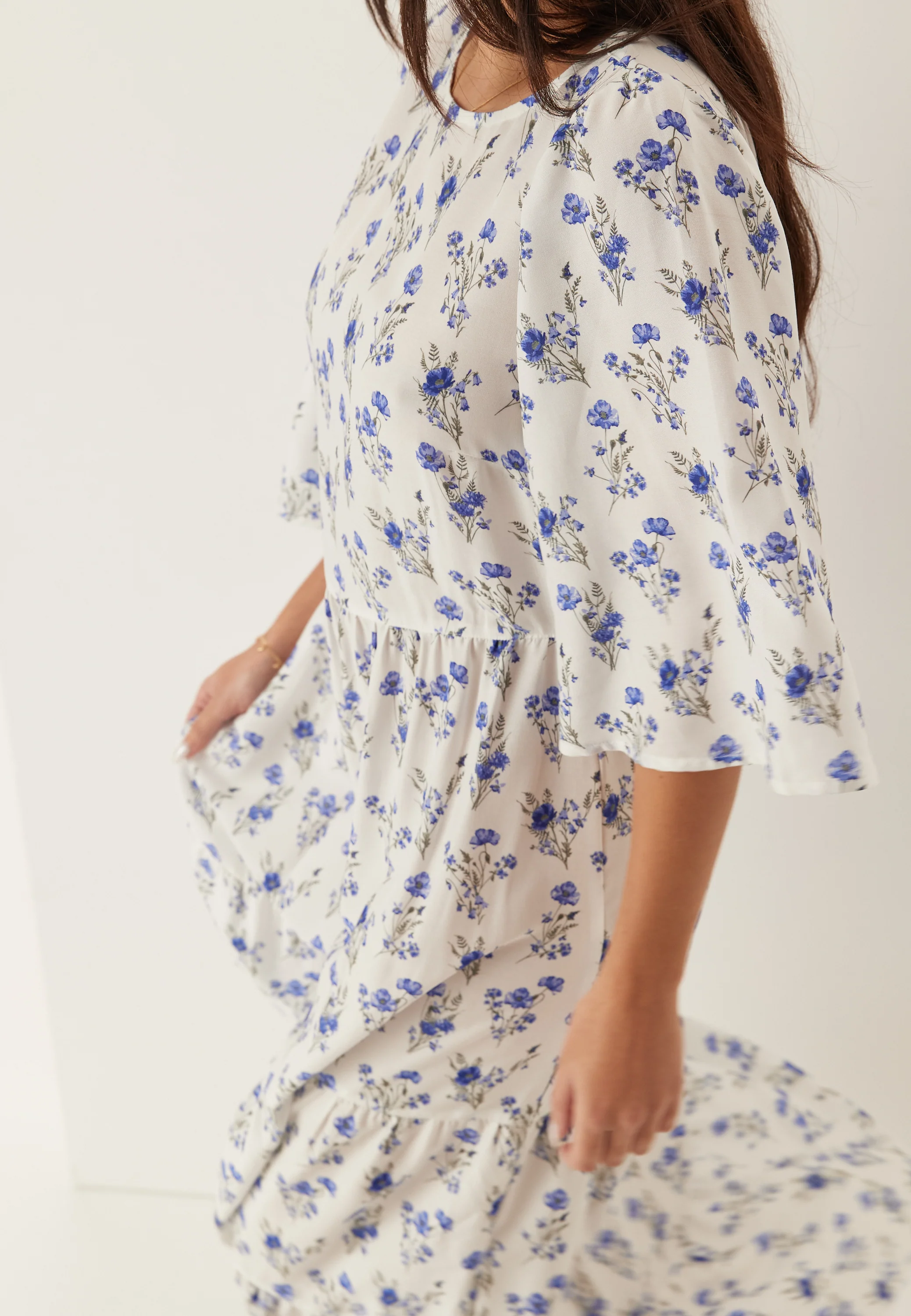 Butterfly Sleeve Maxi Dress - Image 2