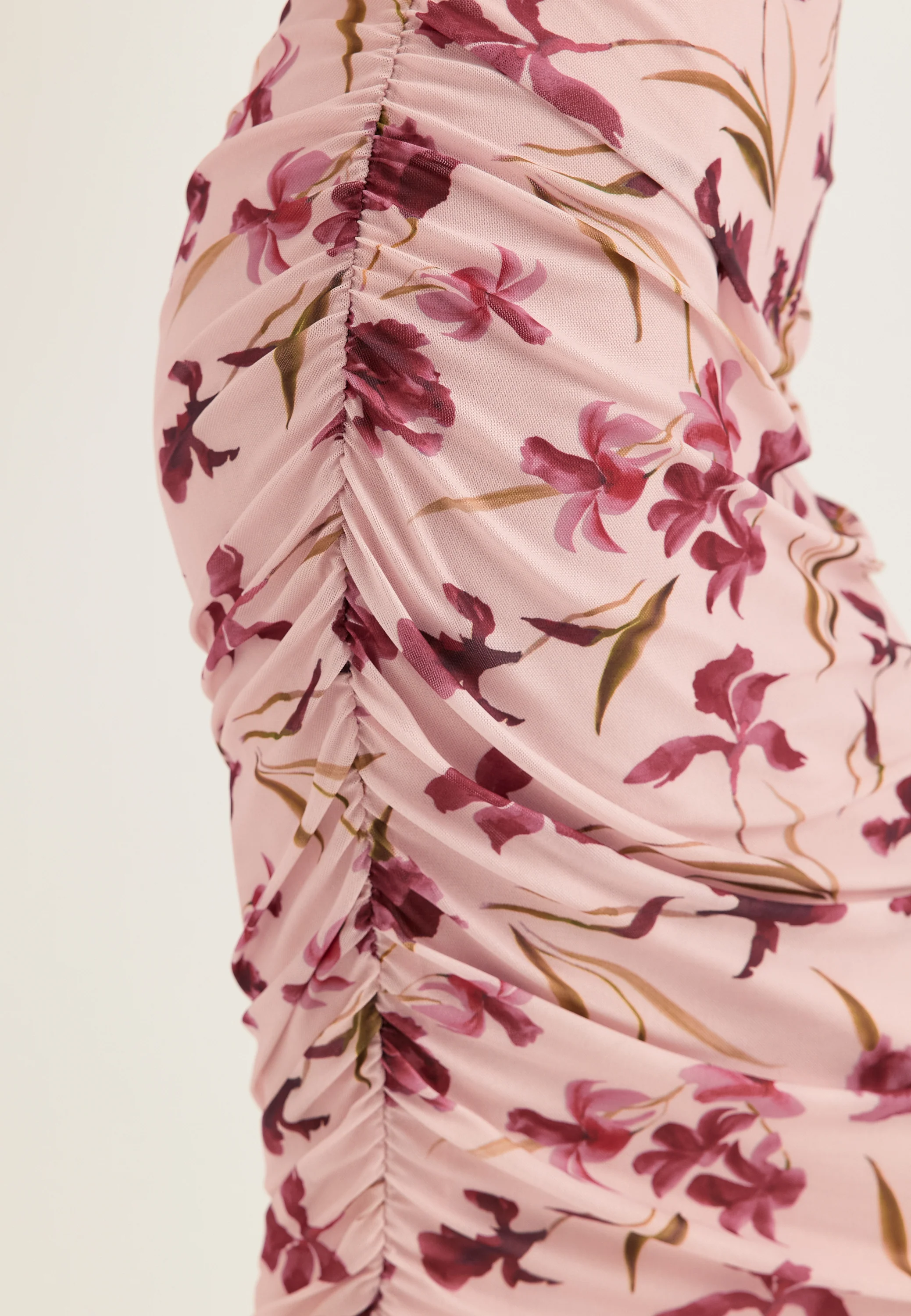 Butterfly Sleeve Mesh Ankle Dress - Image 6