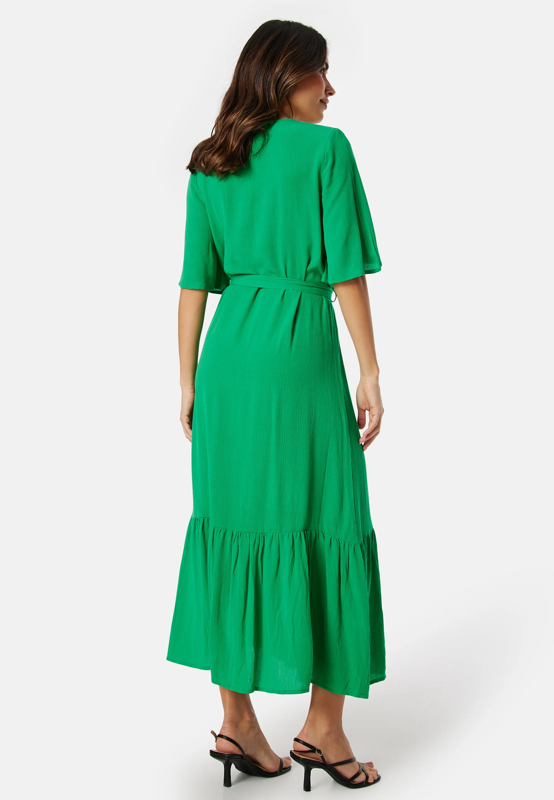 Butterfly Sleeve Viscose Dress - Image 2