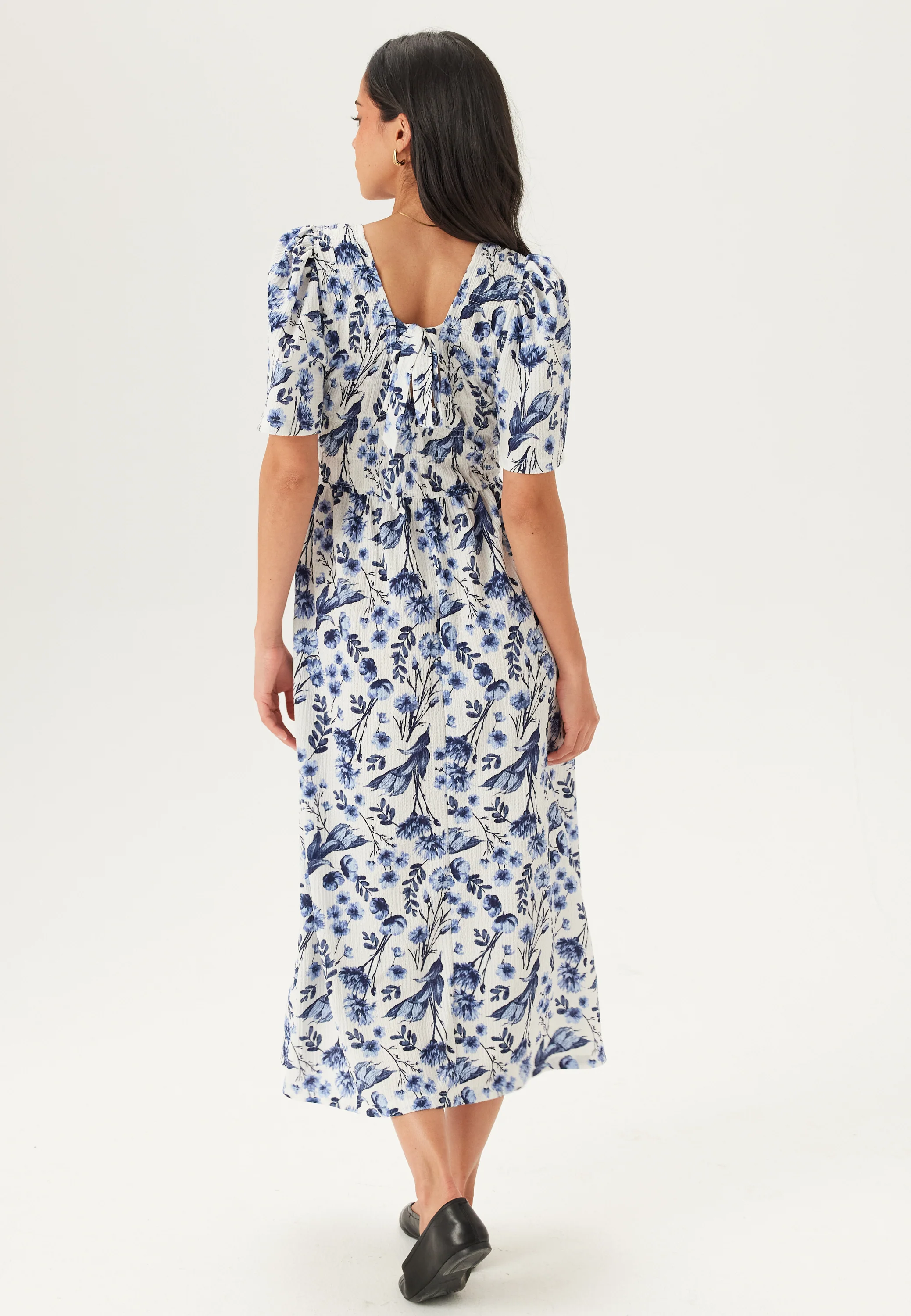 Butterfly Tie Back Midi Dress - Image 4