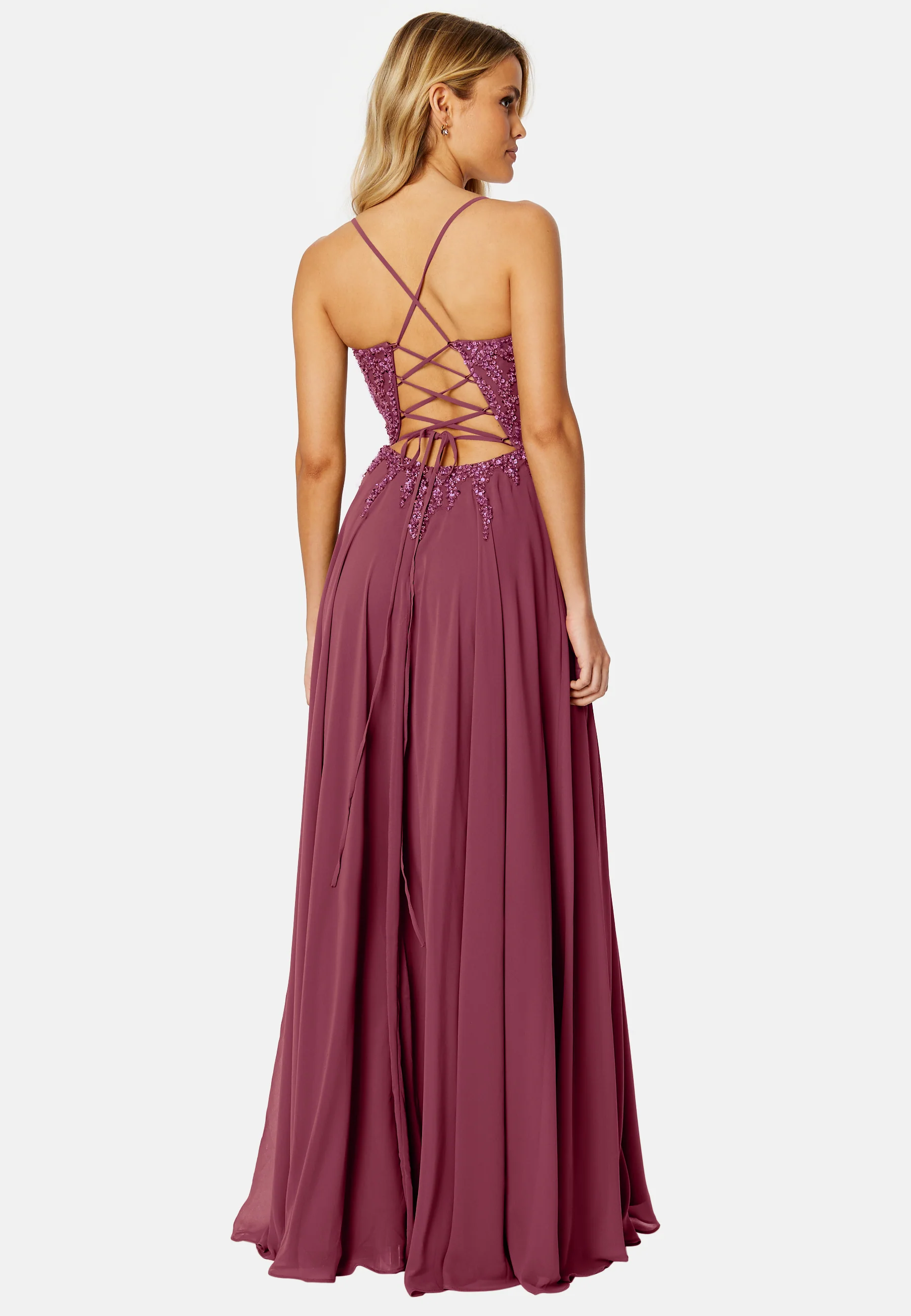 Chiffon evening dress - Image 3