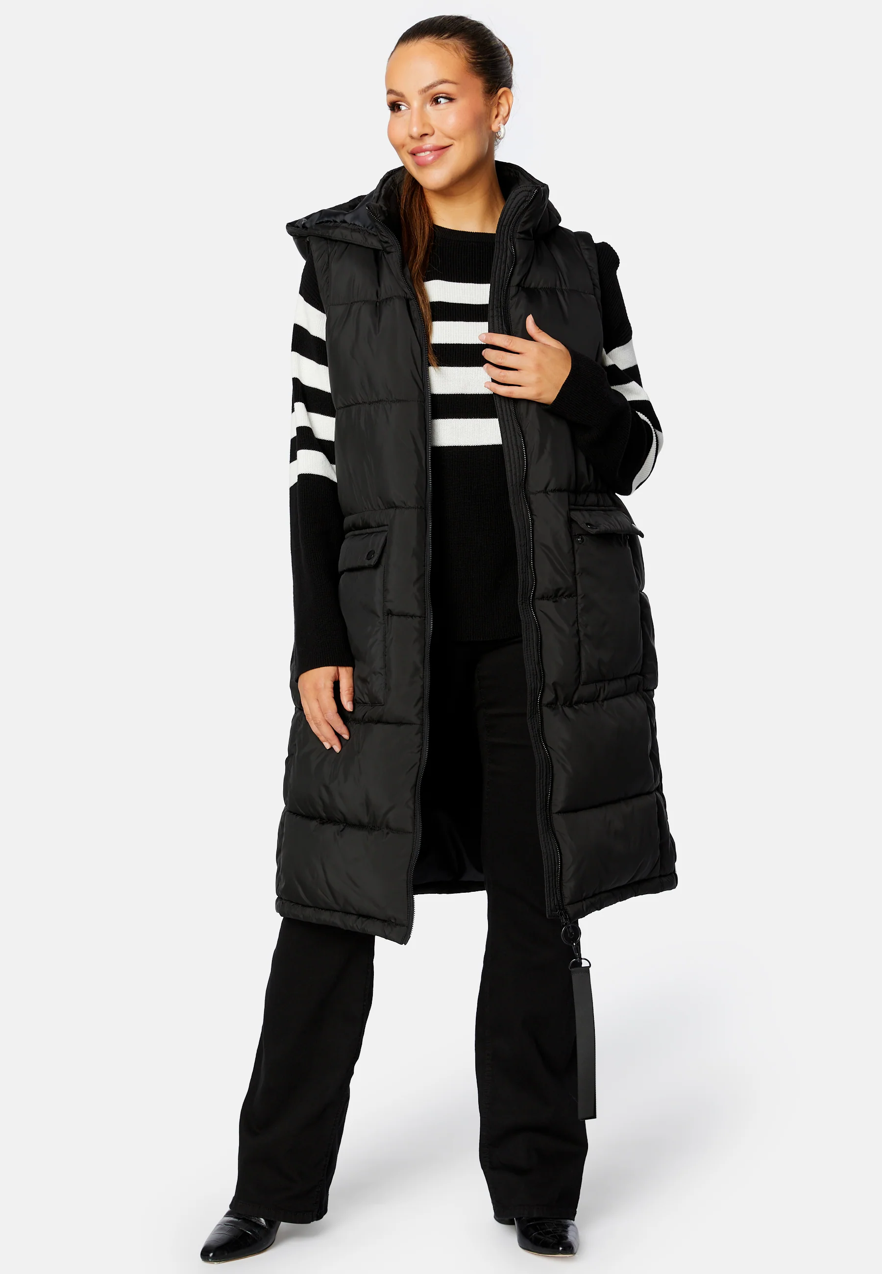 Chrissy Long Padded Vest - Image 14
