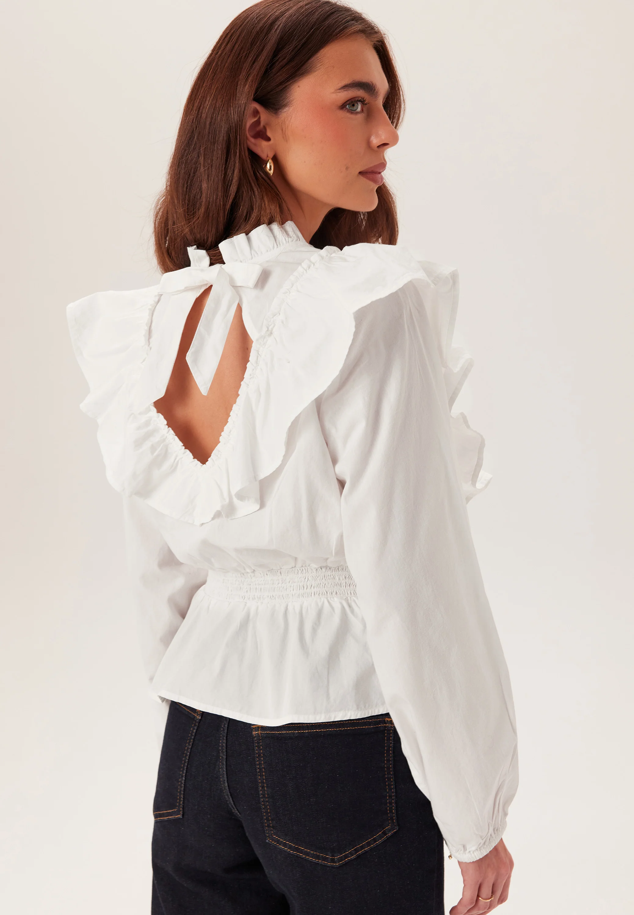 Cotton Frill Blouse - Image 6