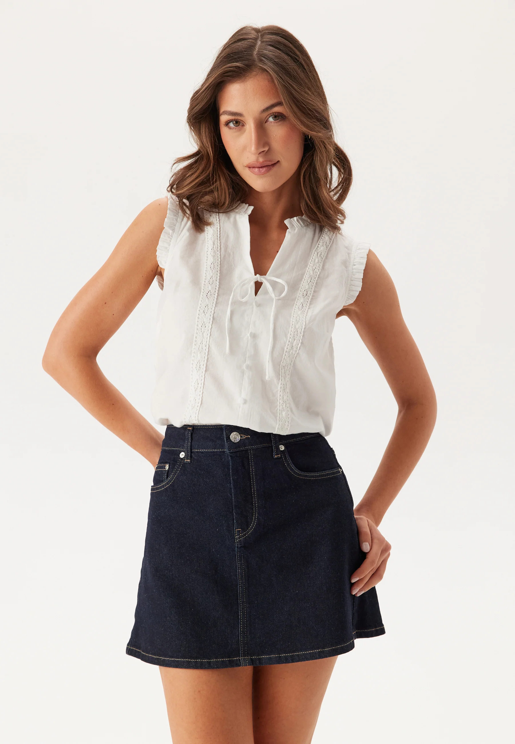 Cotton Lace Blouse - Image 2