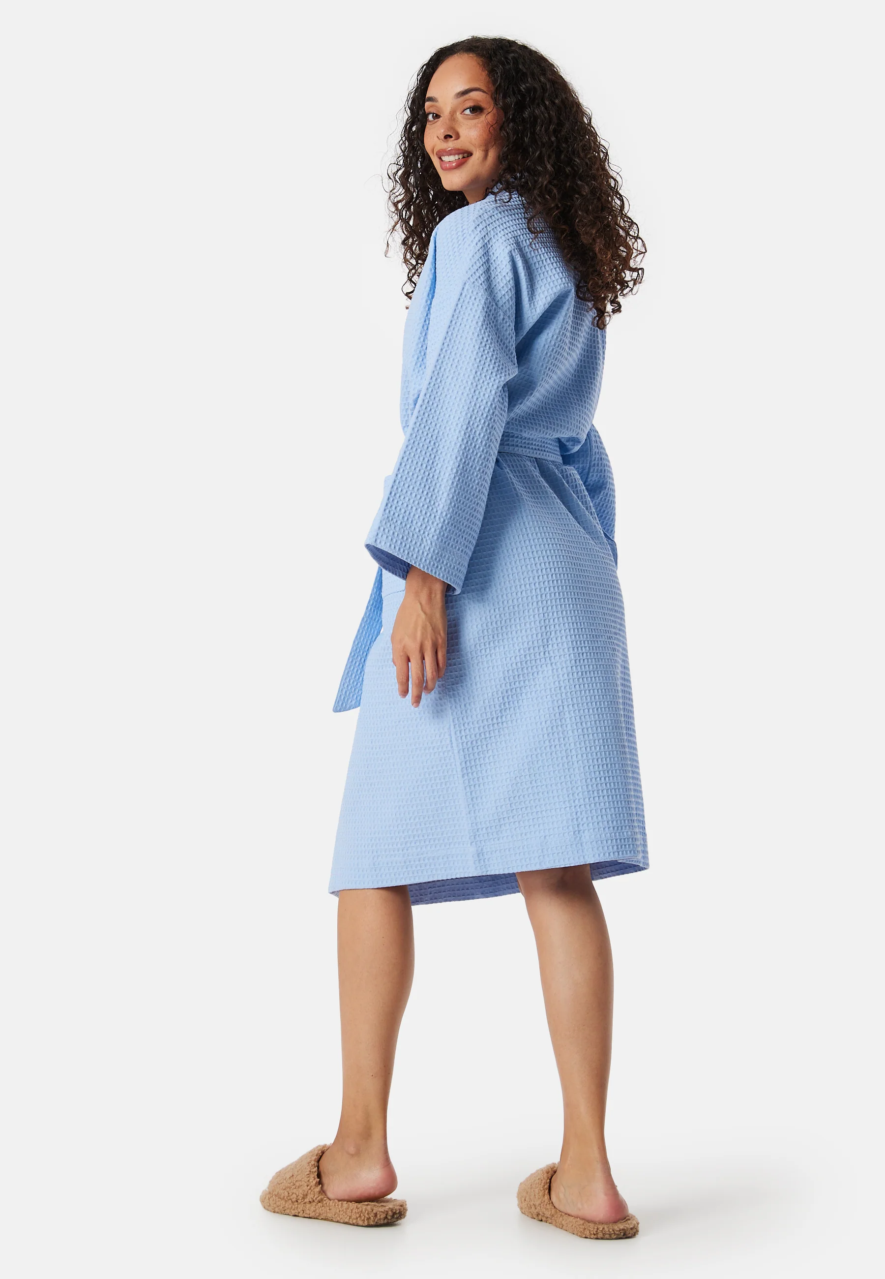 Cotton Waffle Robe - Image 3
