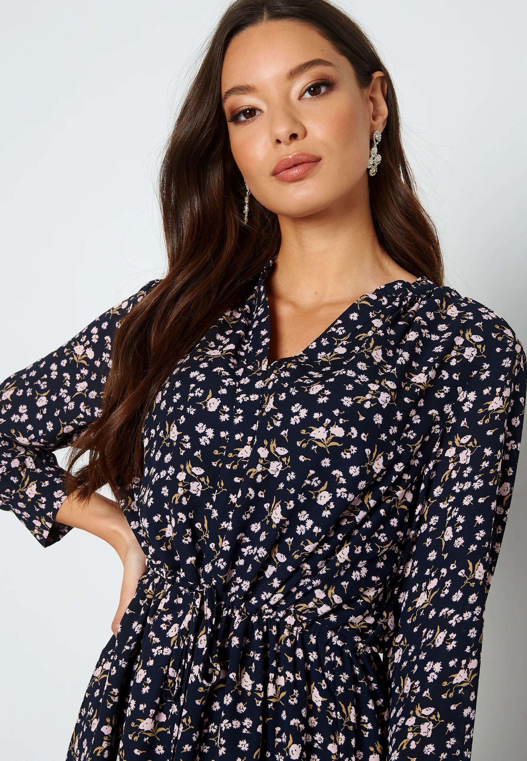 Damina 7/8 AOP Dress - Image 4