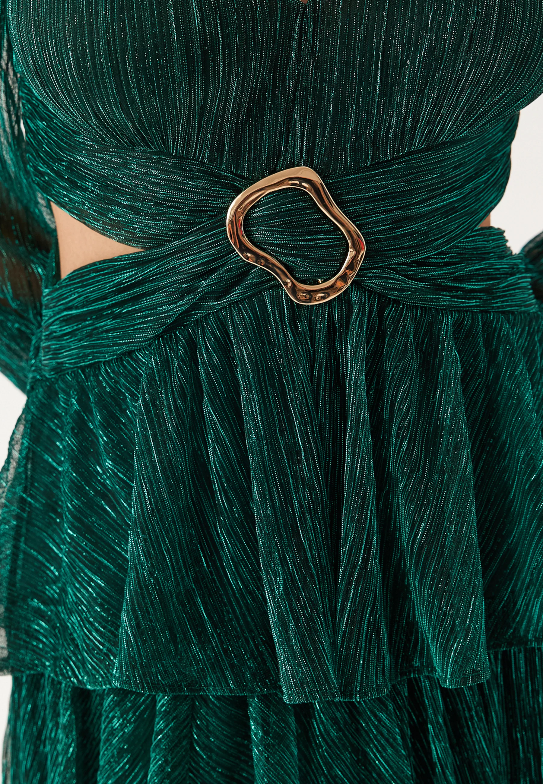 Donna Plisse Mini Dress - Image 4