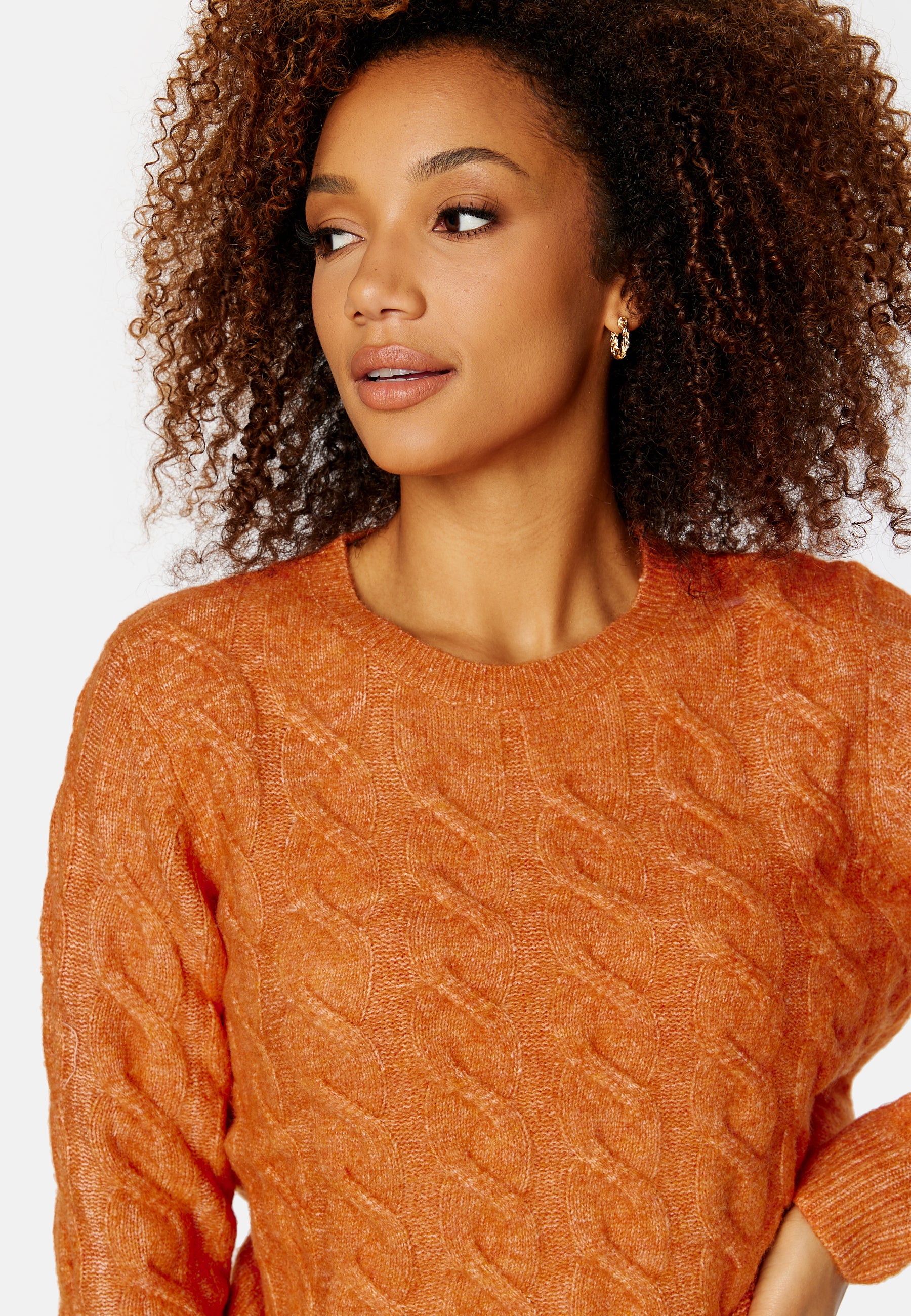 Ella L/S Cable Knit Top - Image 4