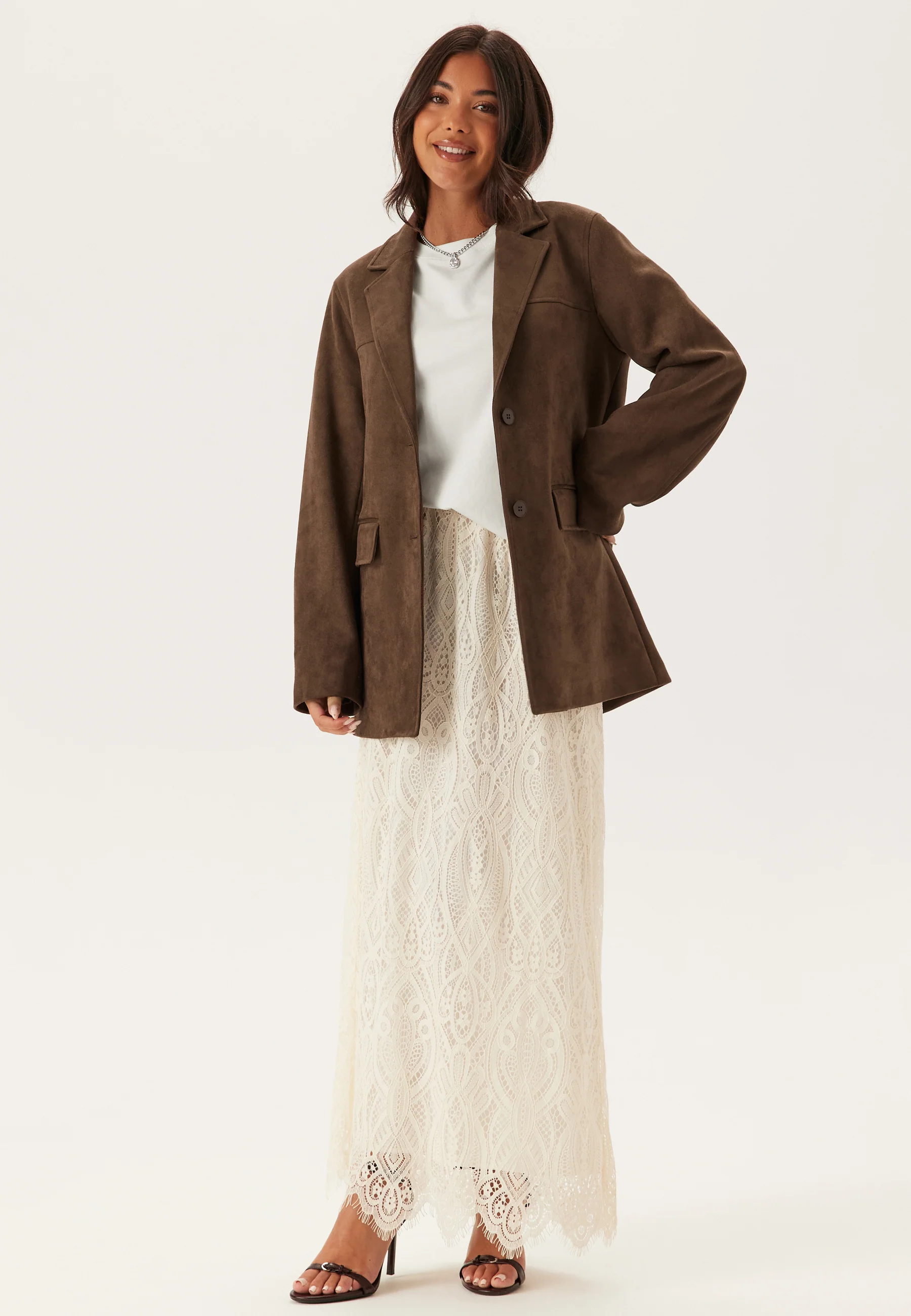 Faux Suede Jacket - Image 6