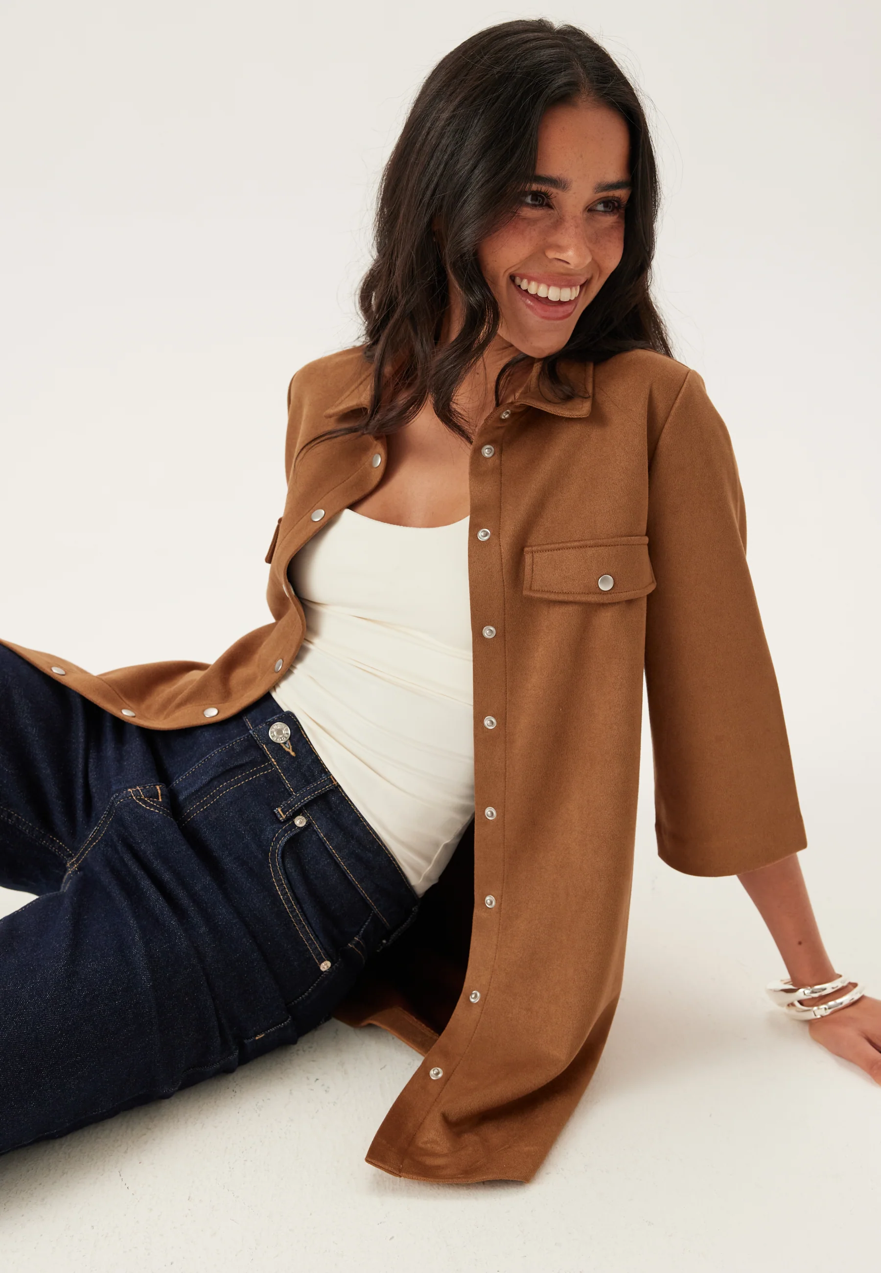 Faux Suede Shirt - Image 2