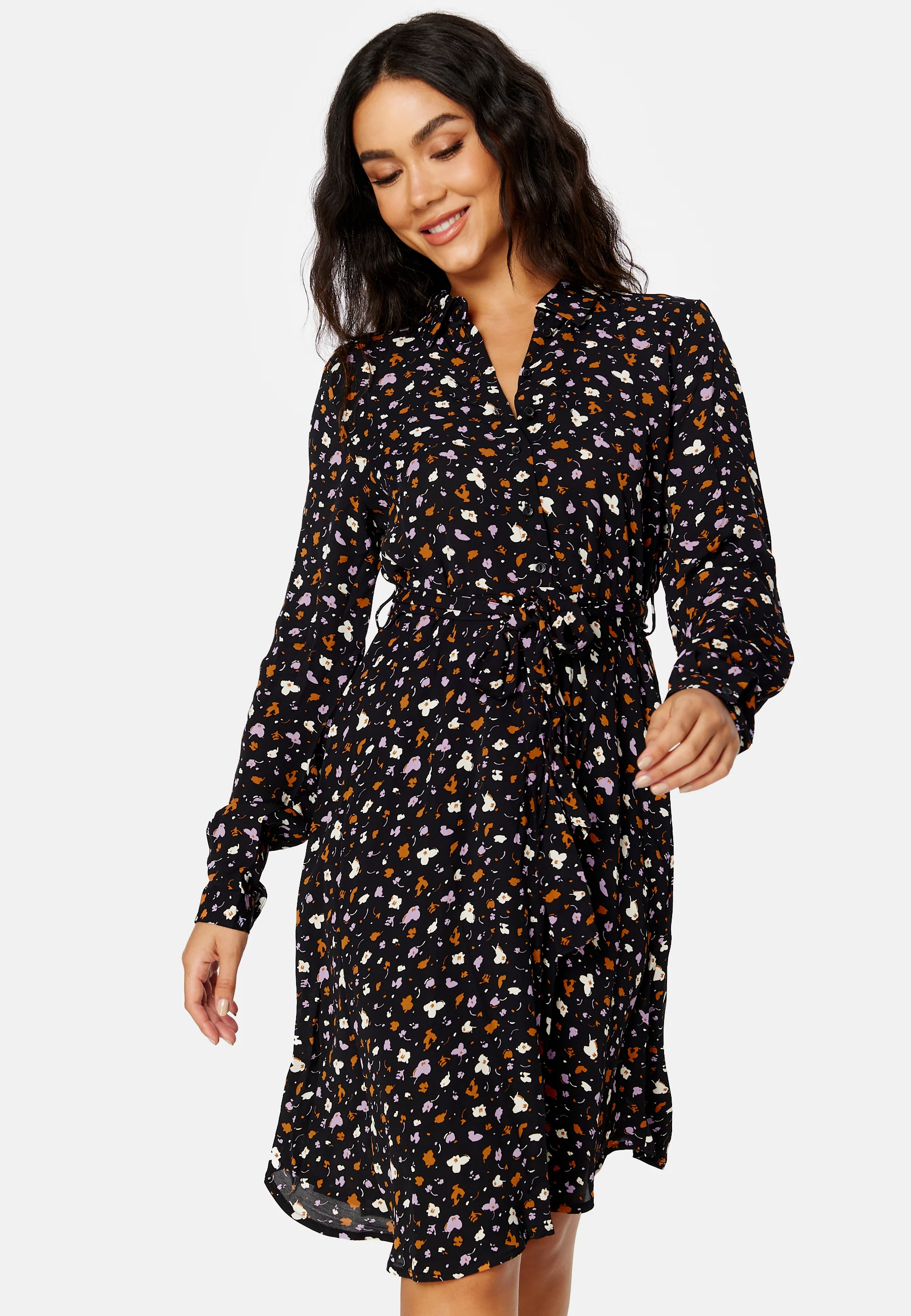 Fiola LS Shirt Dress