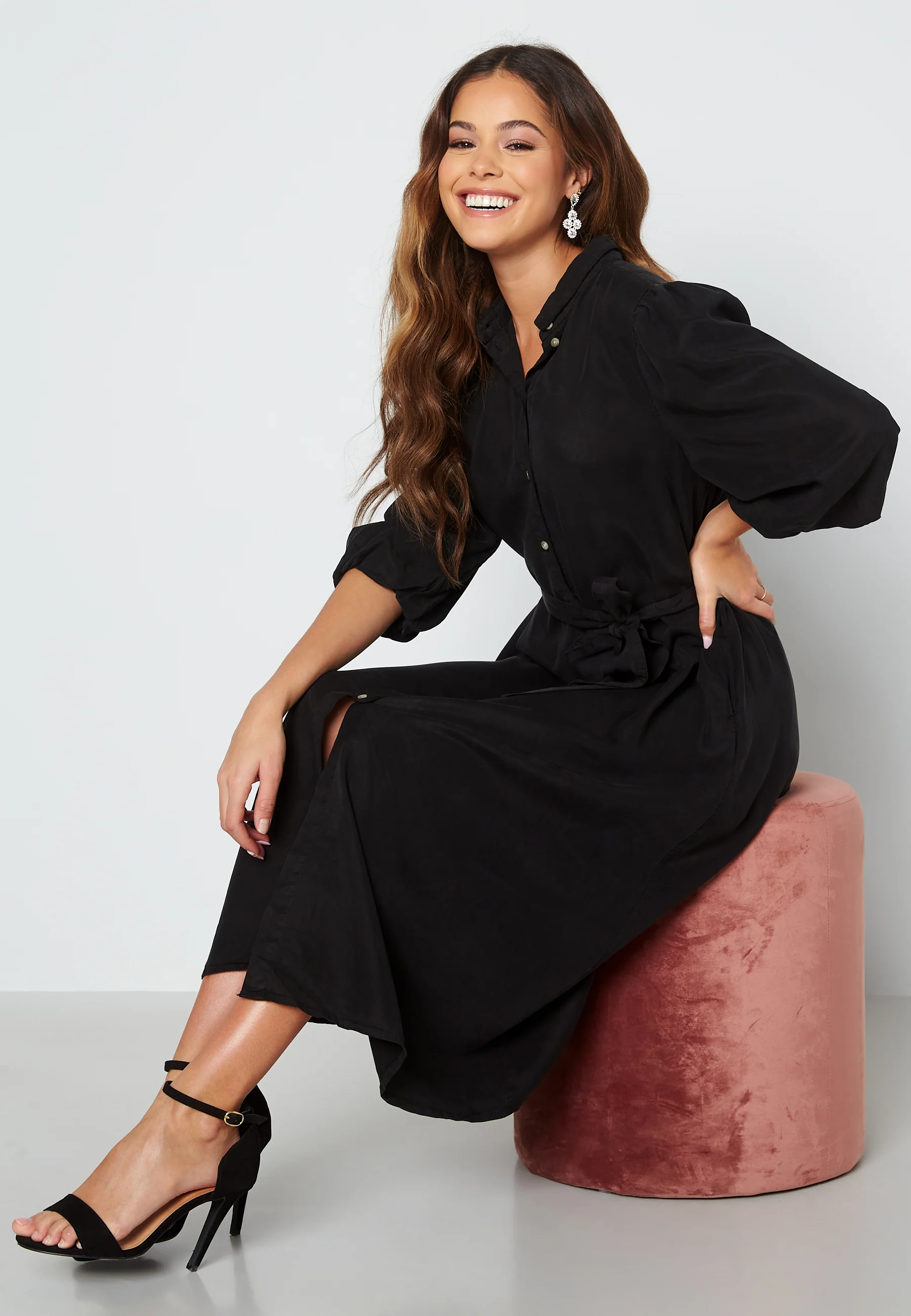 Flor Midi Shirt Dress - Image 4