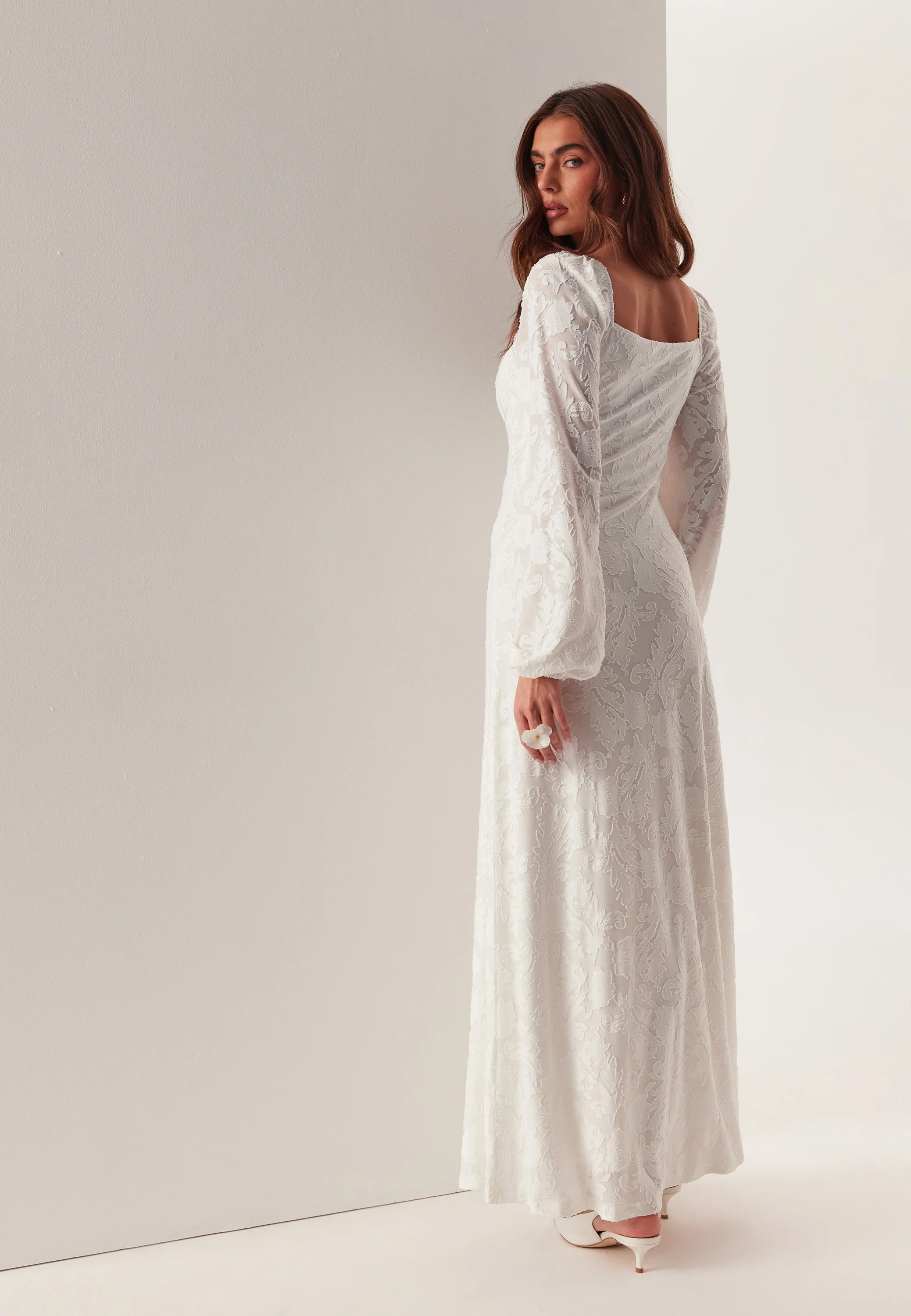 Floral Structure Dress - Image 4