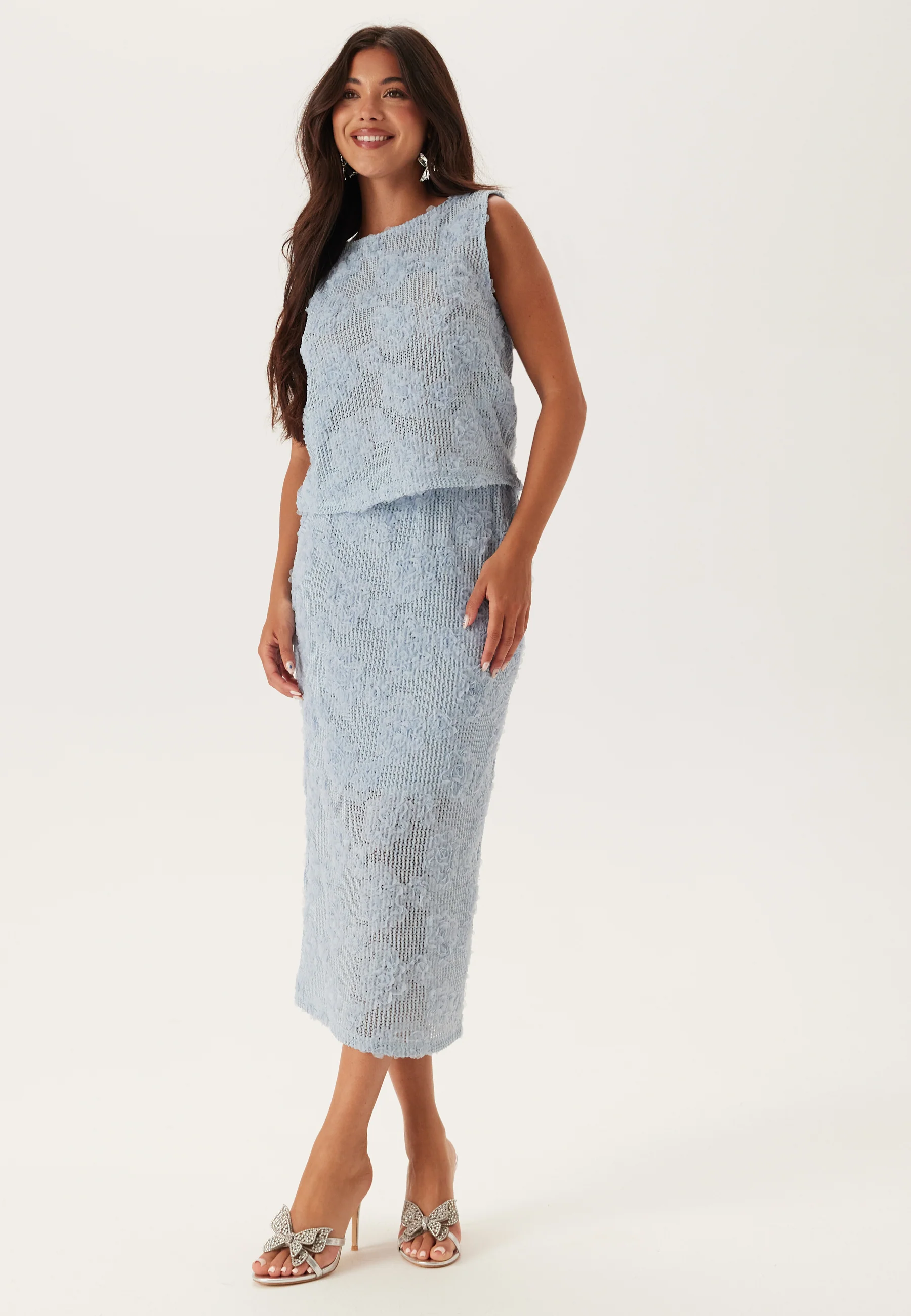 Flower Mesh Skirt - Image 3