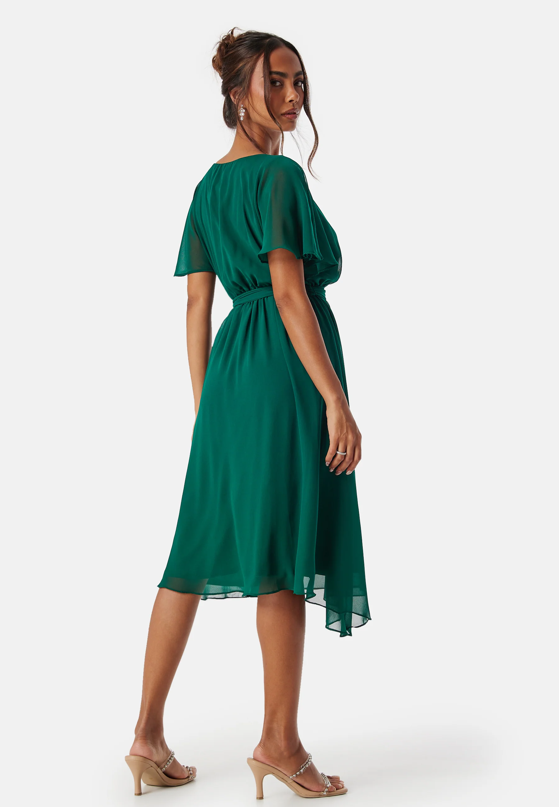Flutter Chiffon Midi Dress - Image 2