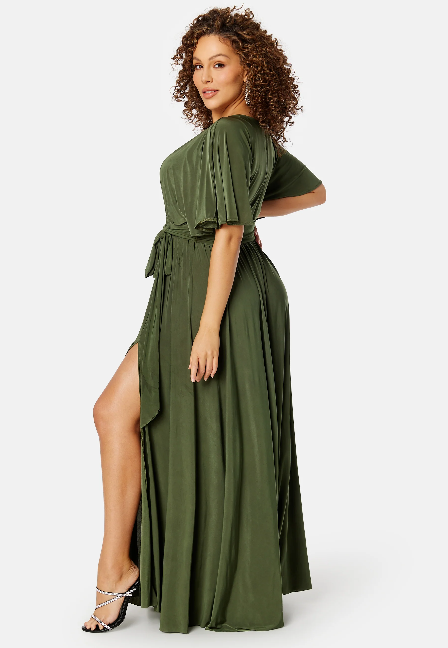 Flutter Sleeve Maxi Dress - Image 2