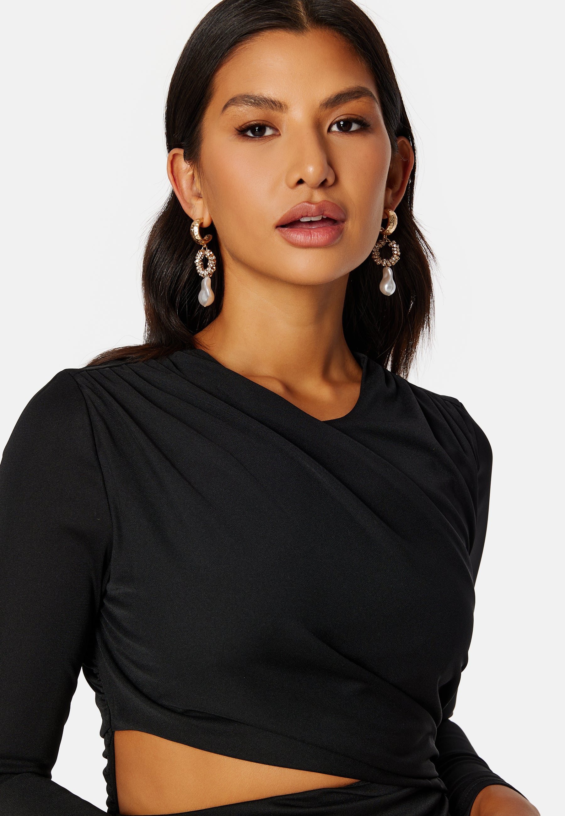 Fox L/S Ruching Dress - Image 4