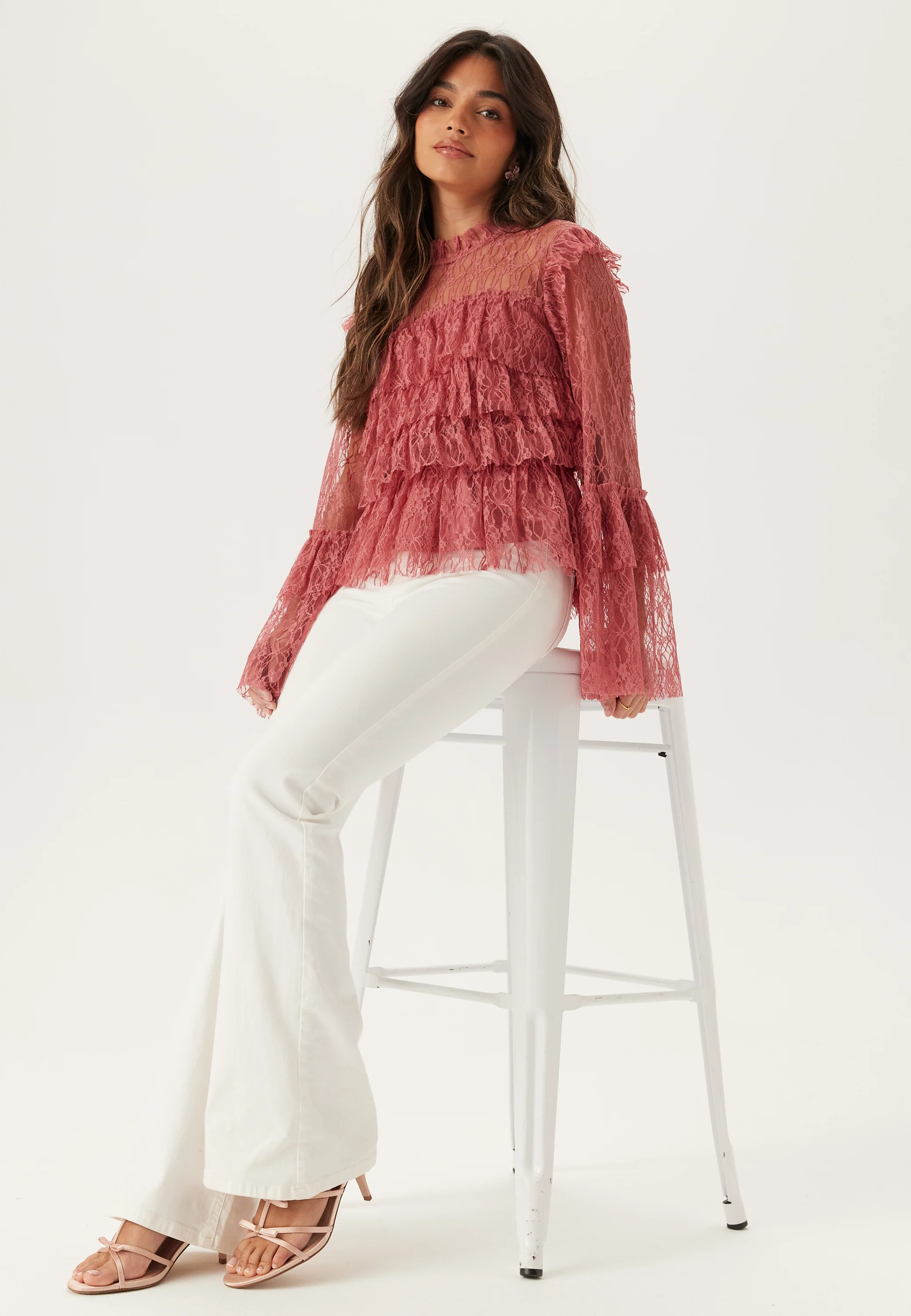 Frill Lace Blouse - Image 6