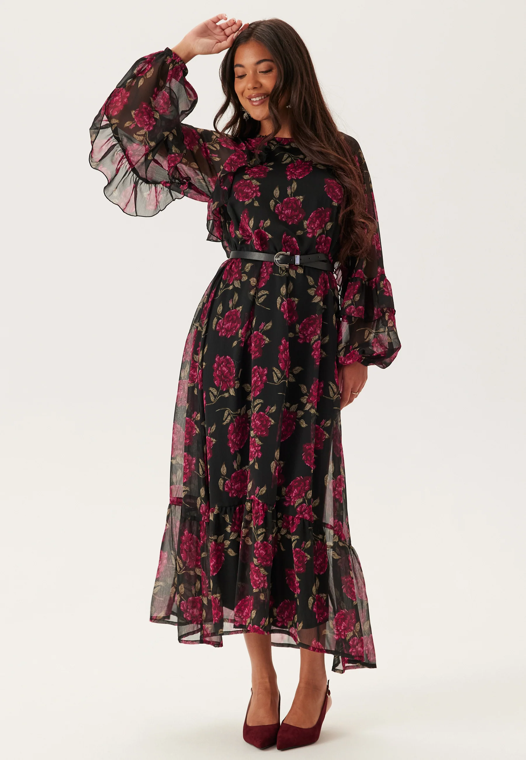 Frill Maxi Dress
