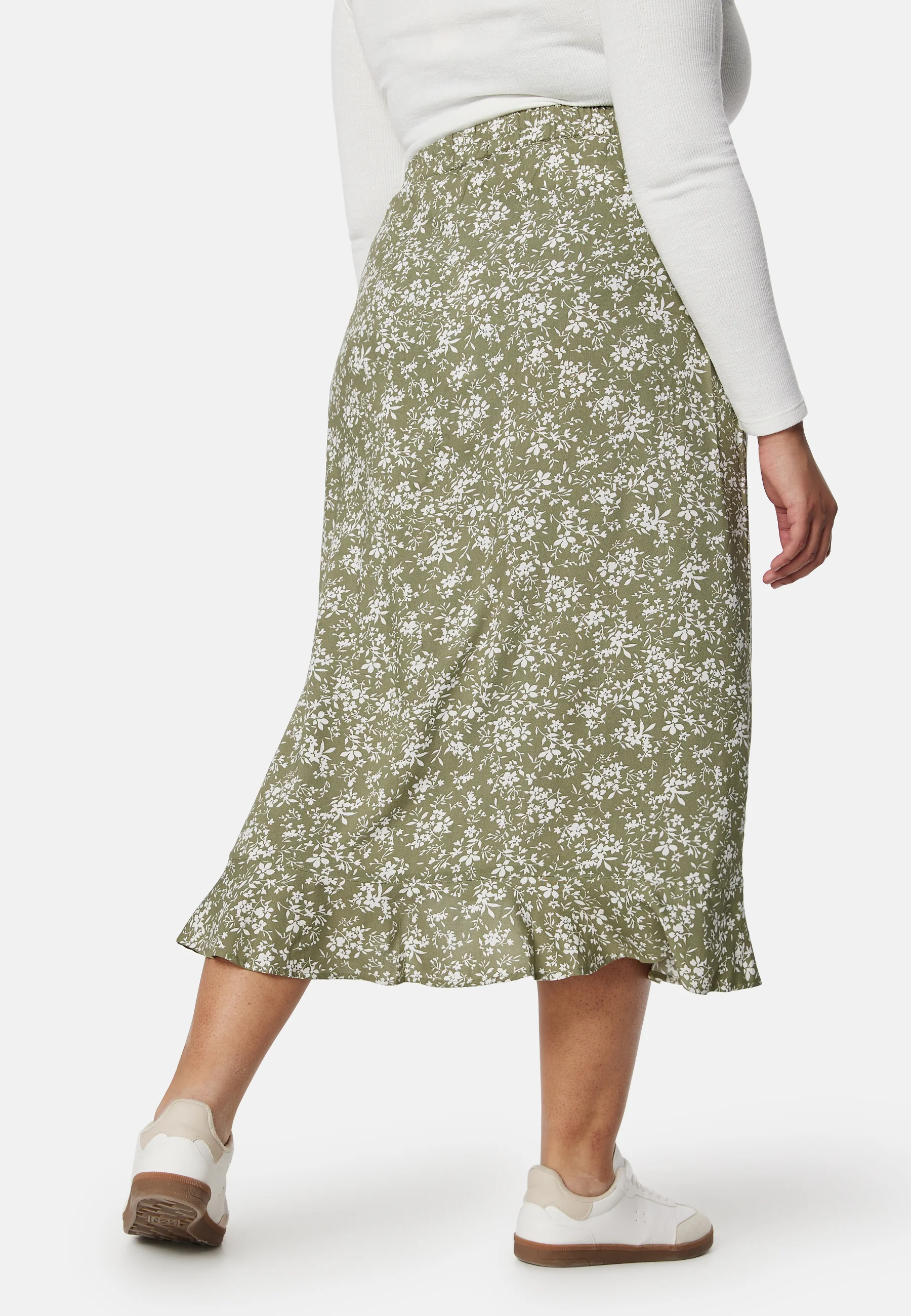 Front Wrap Viscose Skirt - Image 7