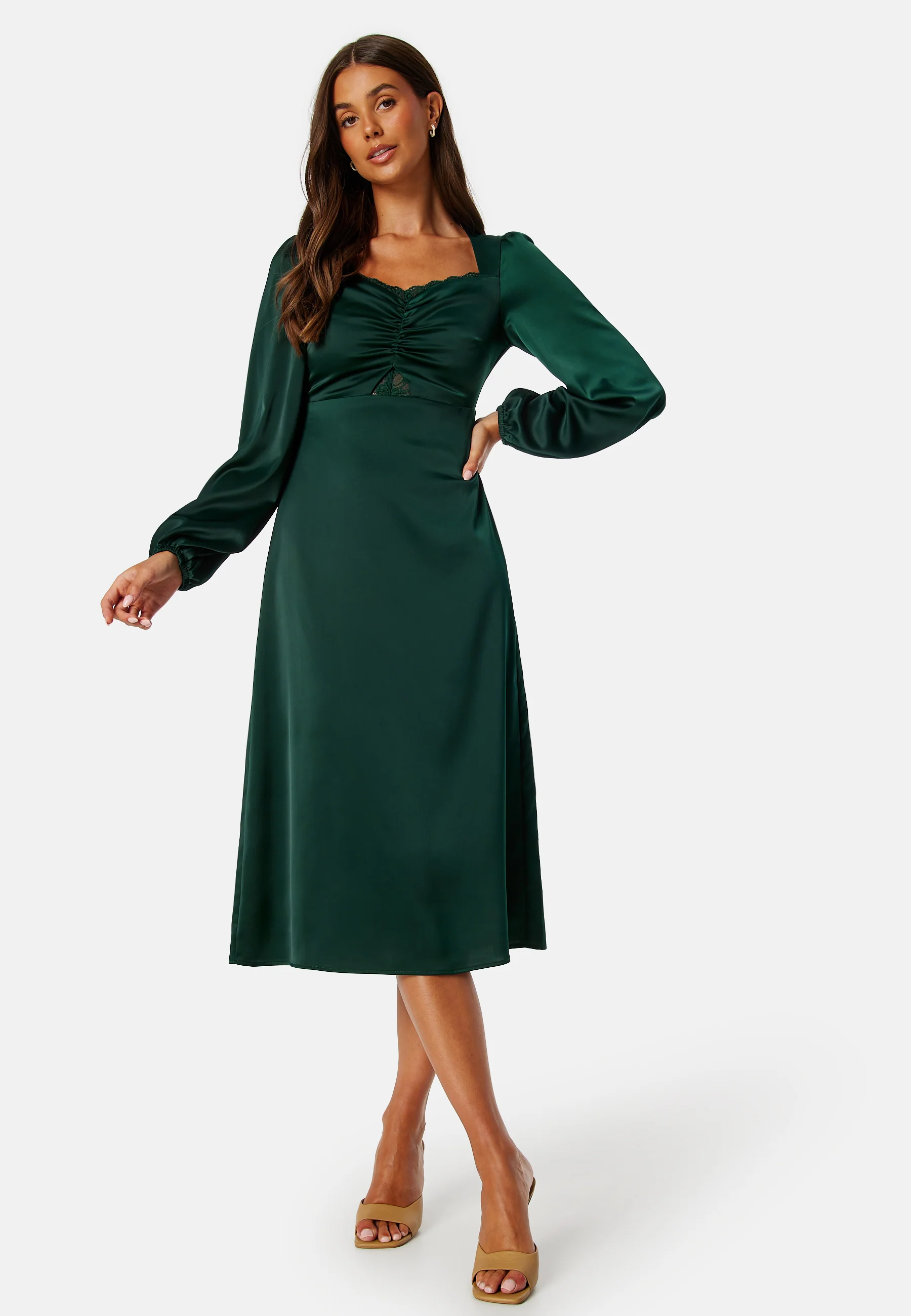 Ginita Lace Insert Dress - Image 3