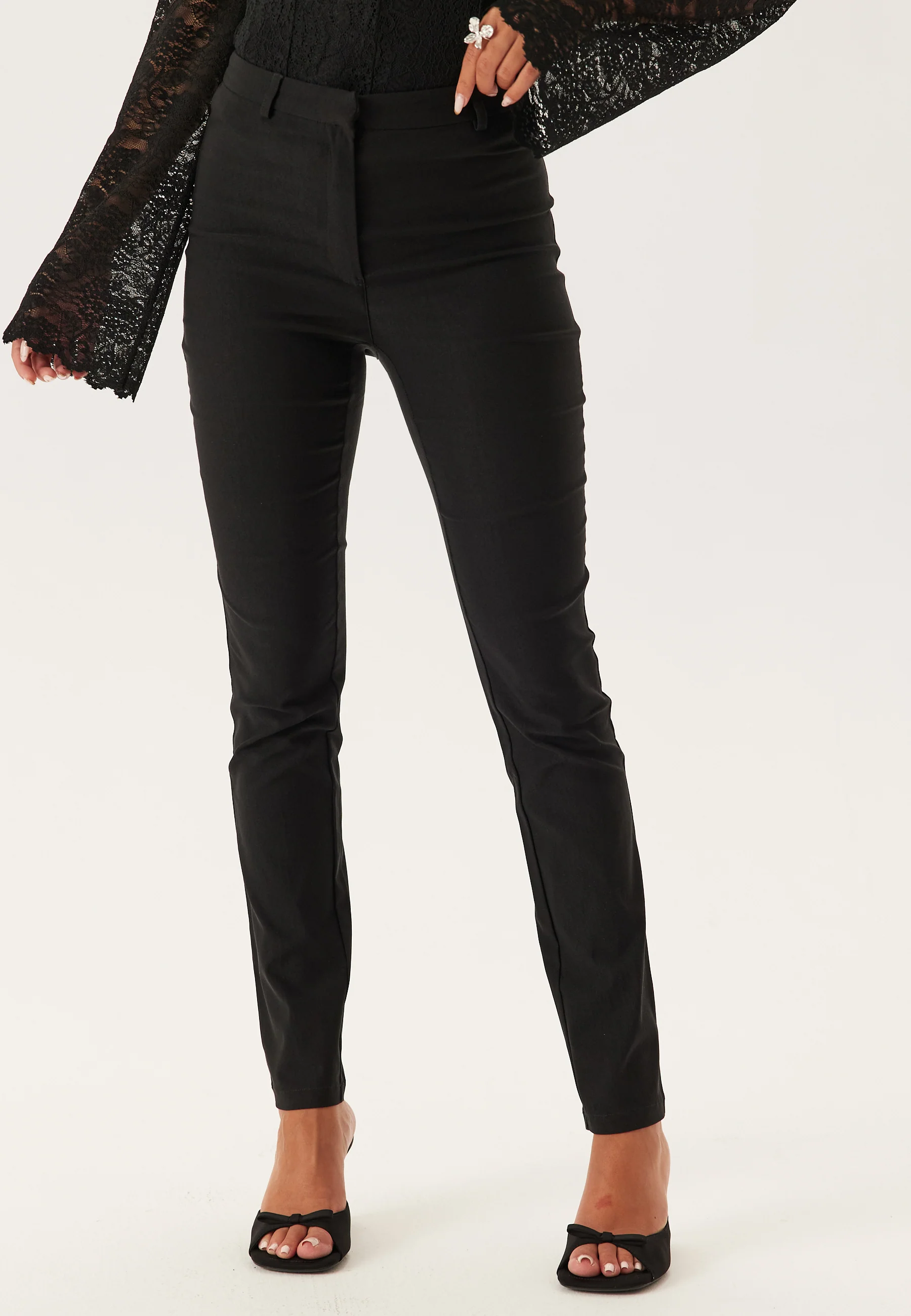 High Waist Stretchy Trousers - Image 2