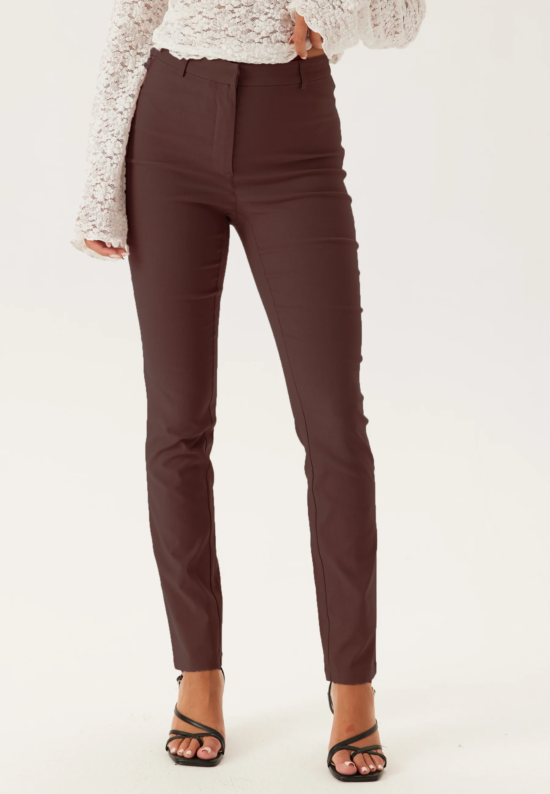 High Waist Stretchy Trousers - Image 2