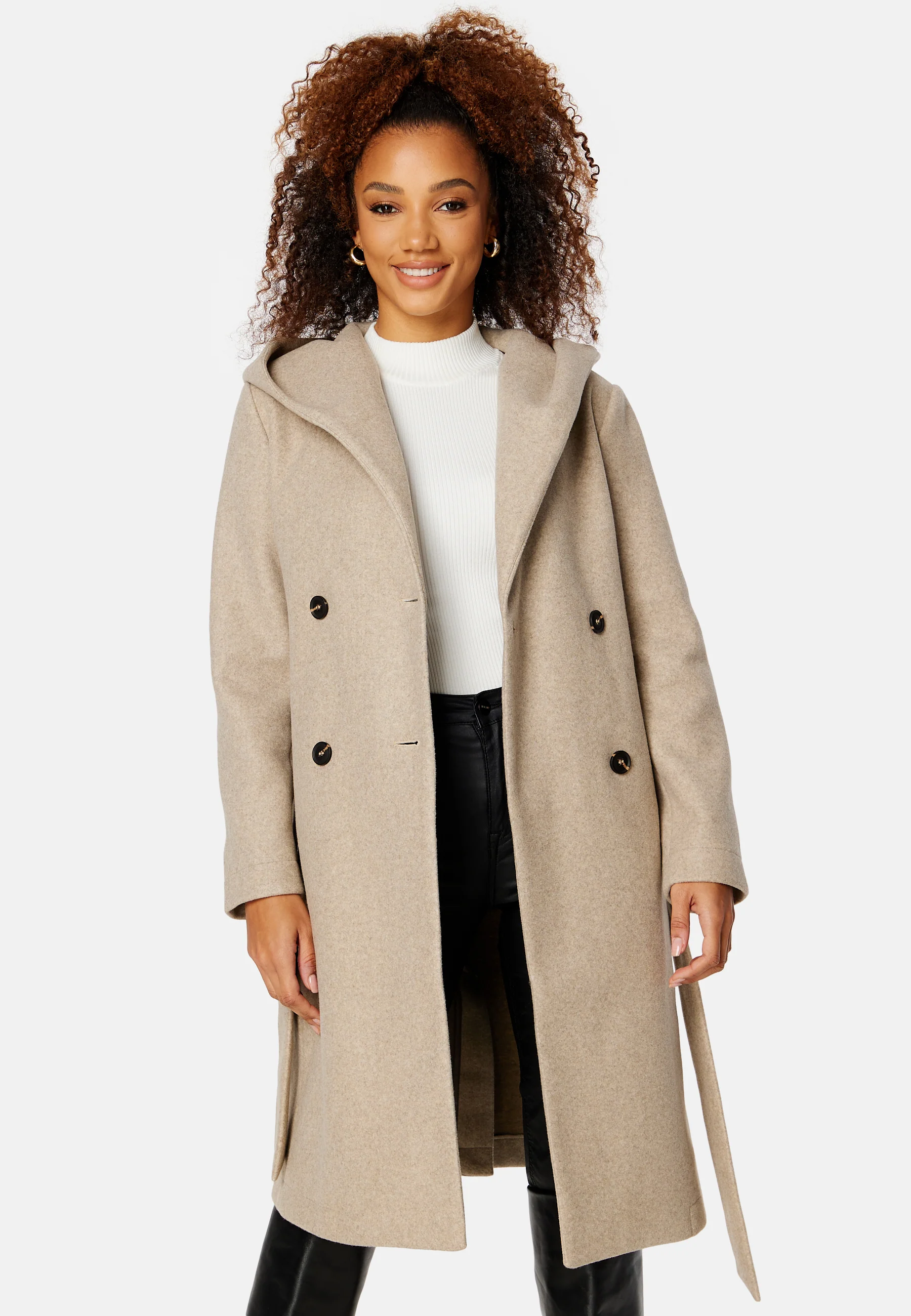 Hillevi Hooded Coat - Image 2