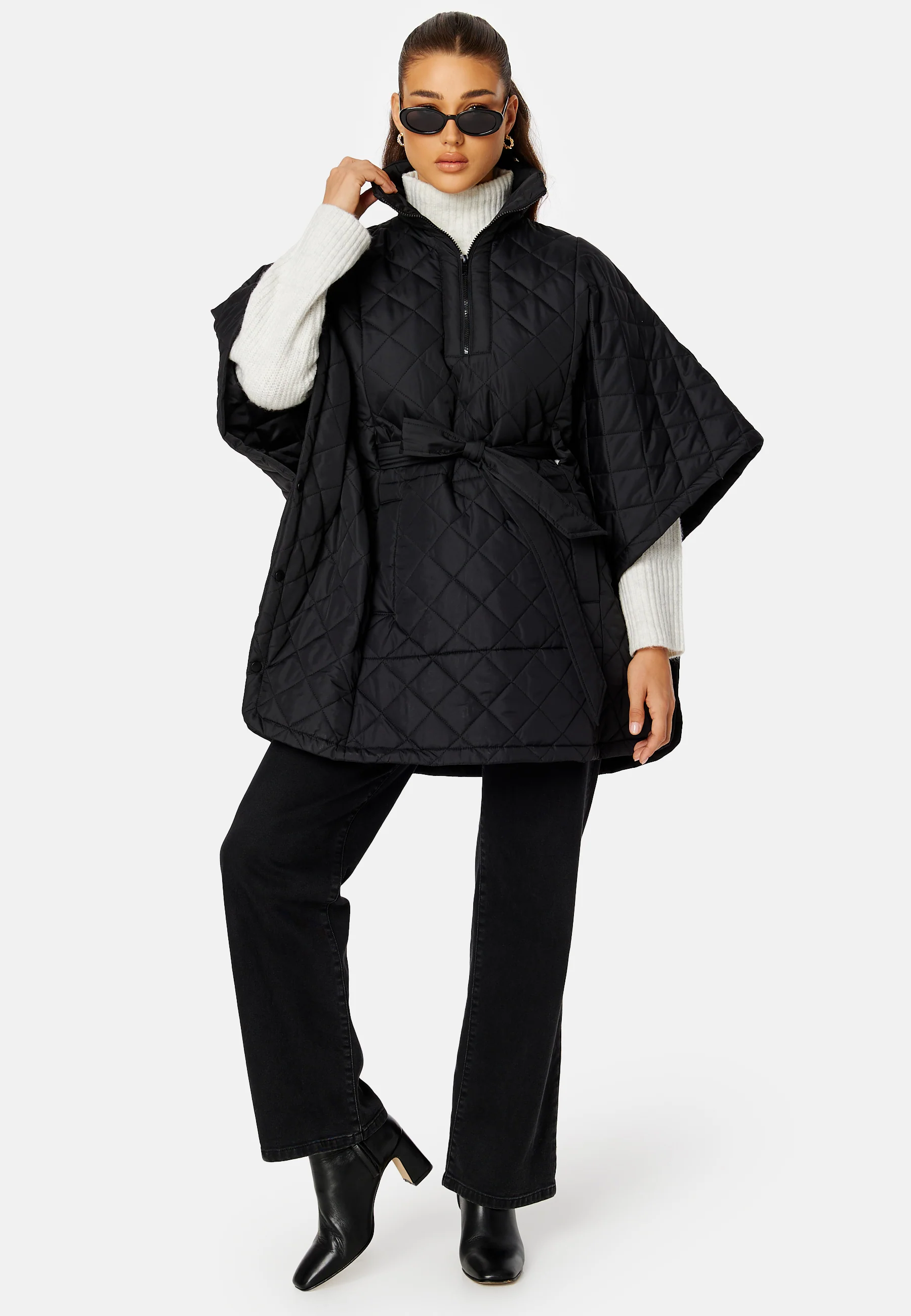 Hiri Quilted Poncho - Image 3