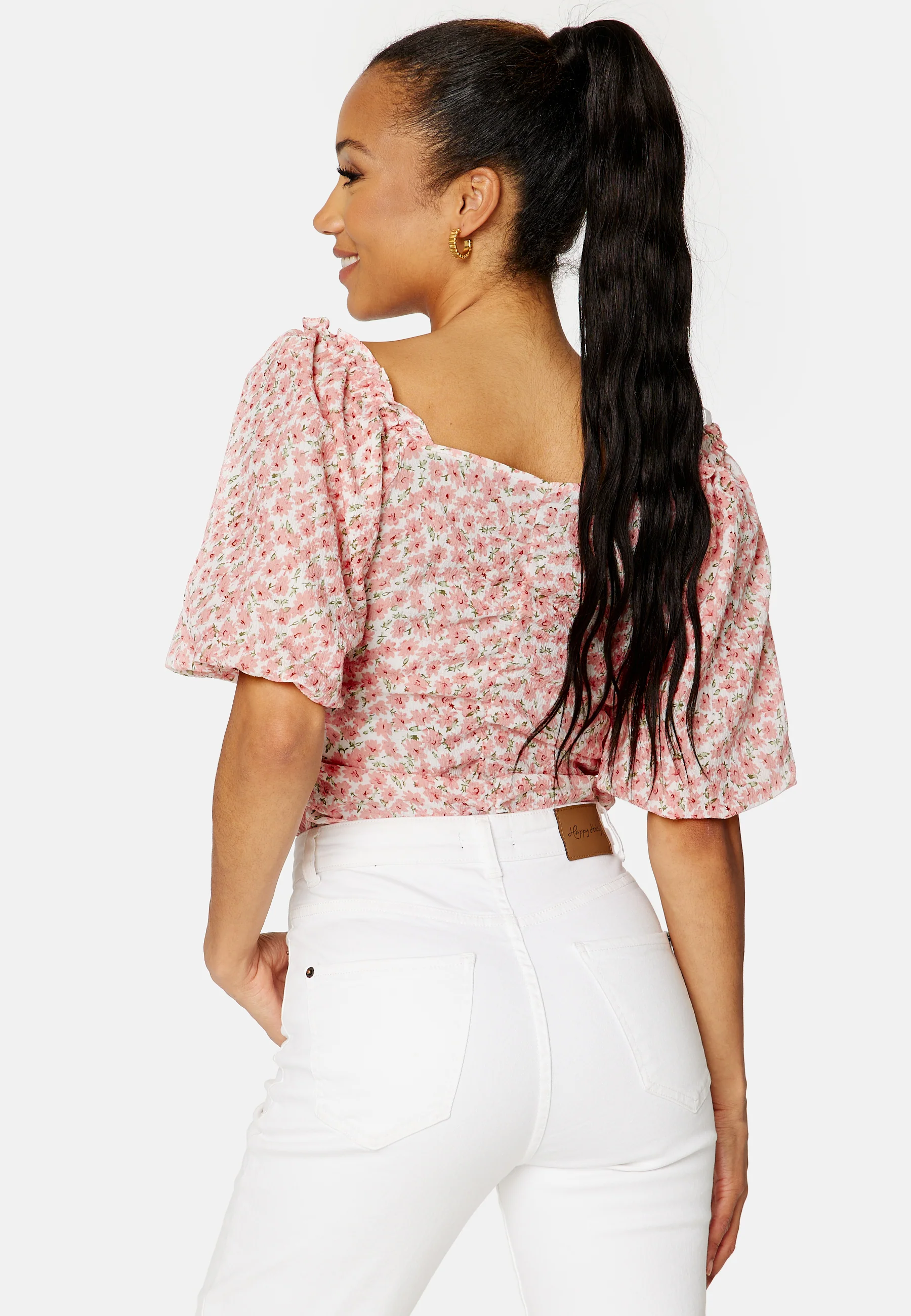 Holly 2/4 Ruching Top - Image 4