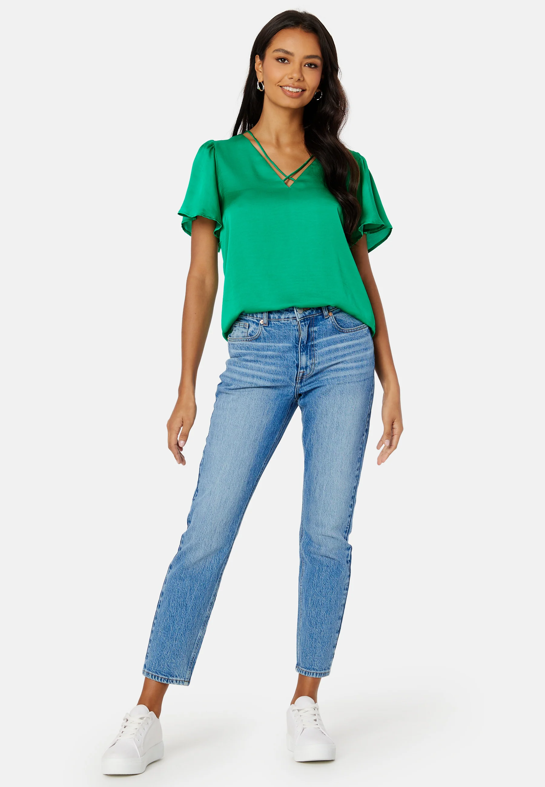 Jane SS V-Neck Top - Image 2