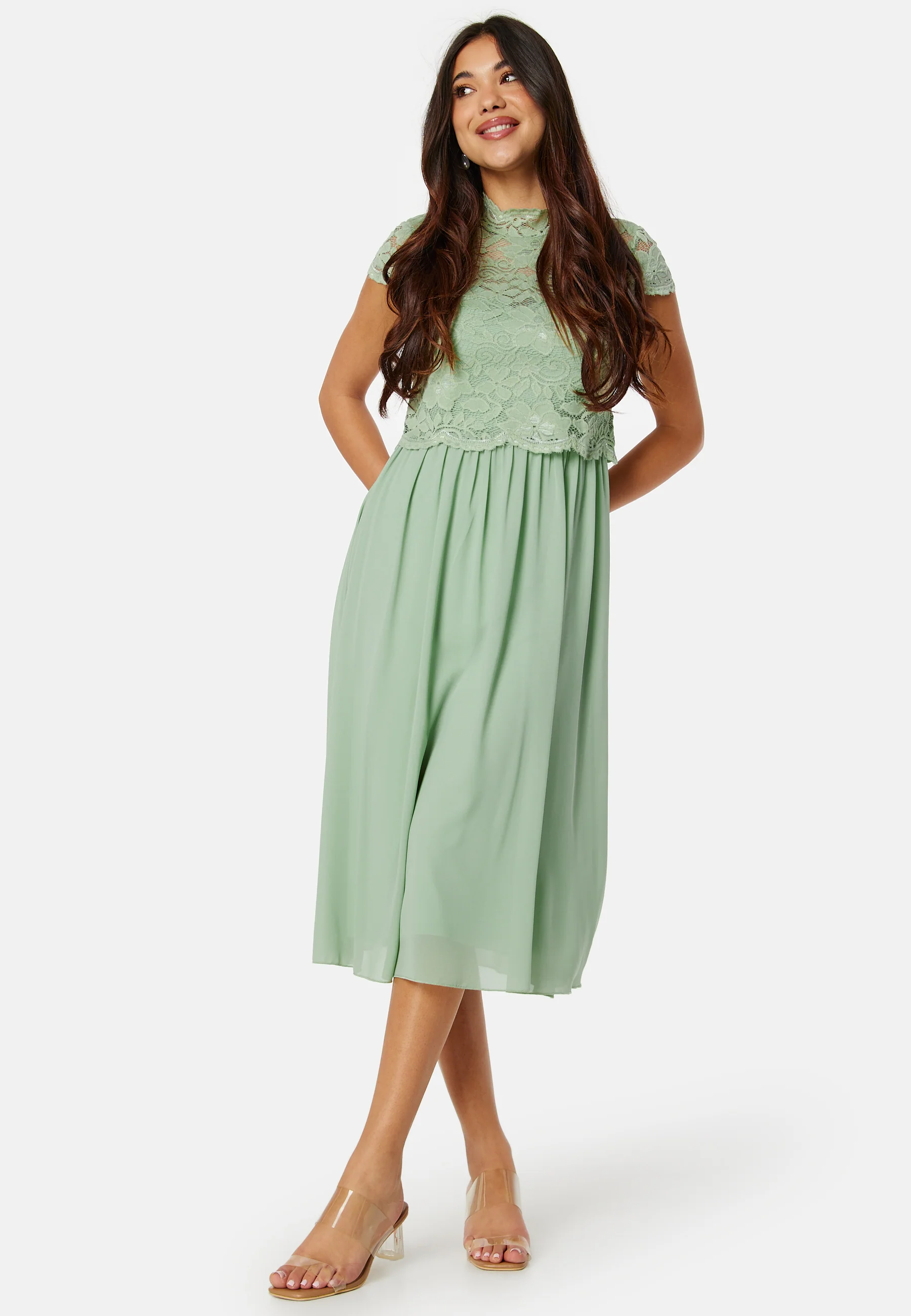 Jolie Short Sleeve Midi Dress
