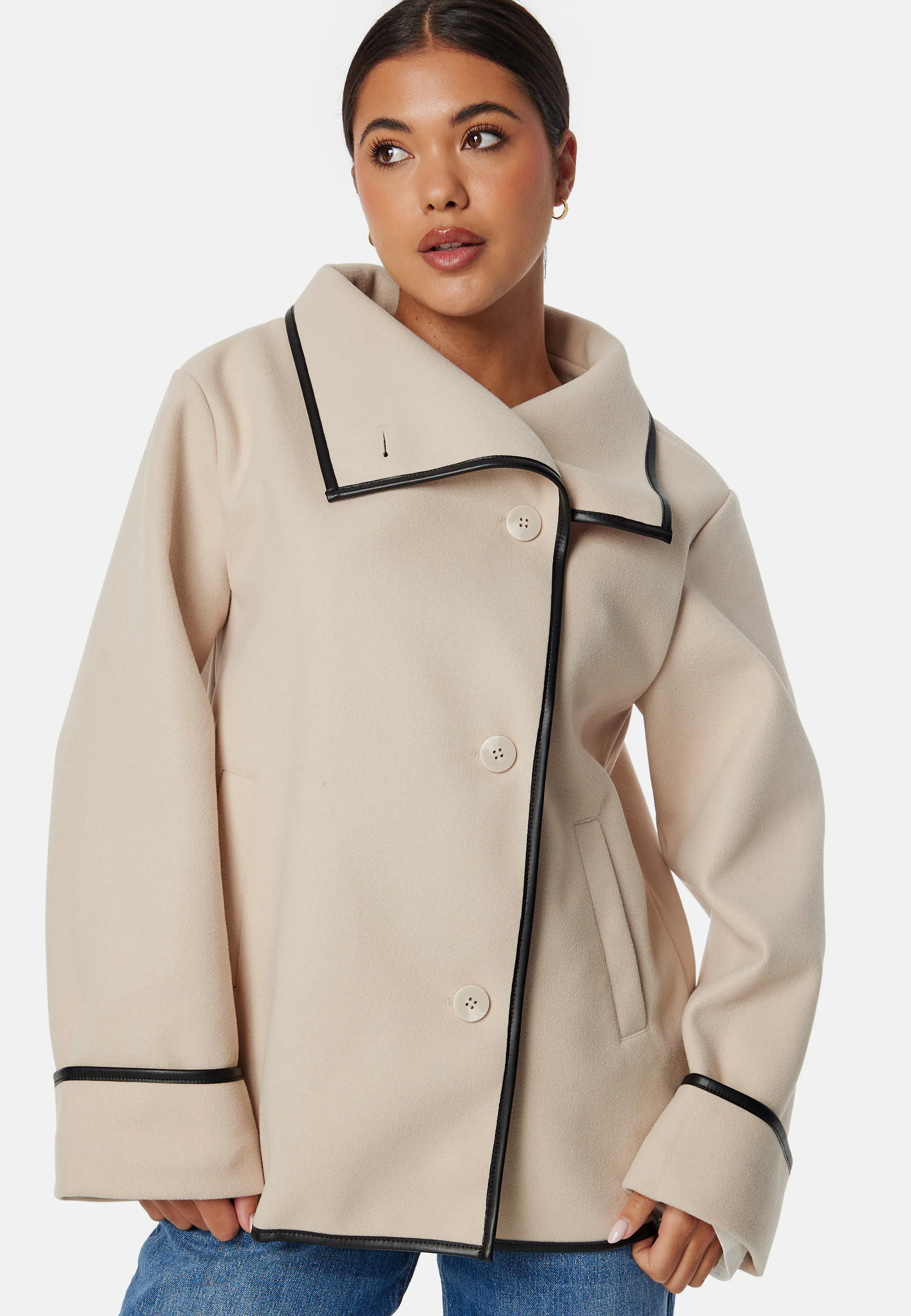 Josefin Scarf Coat - Image 2