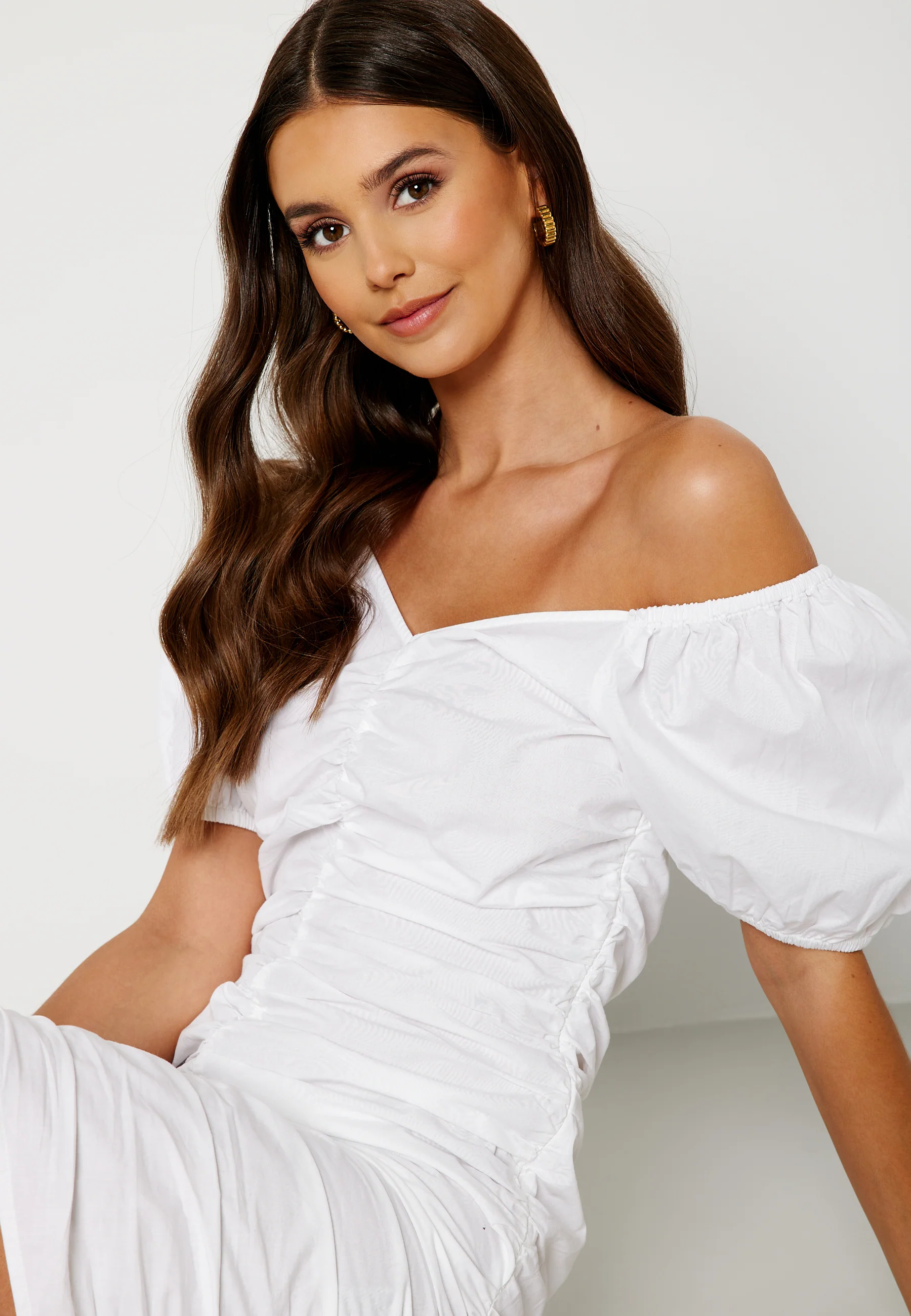 Kirby SS Short Rouching Dress - Image 4