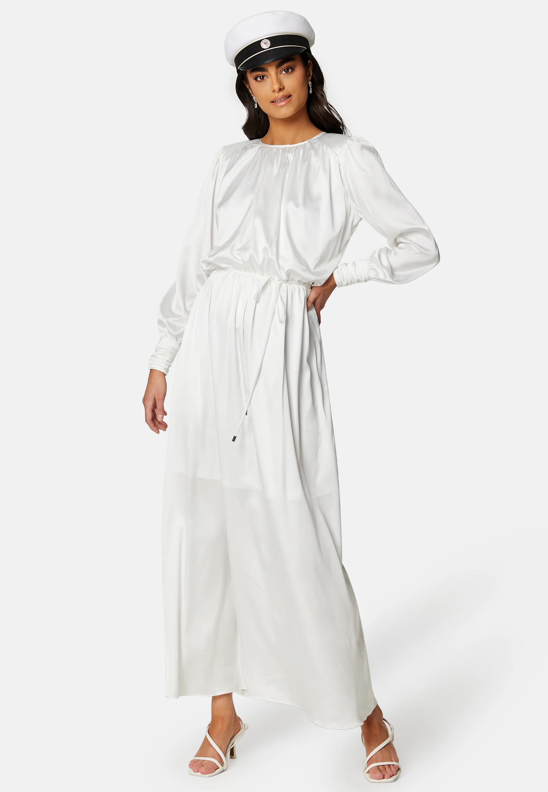 Klara Satin Maxi Dress - Image 5