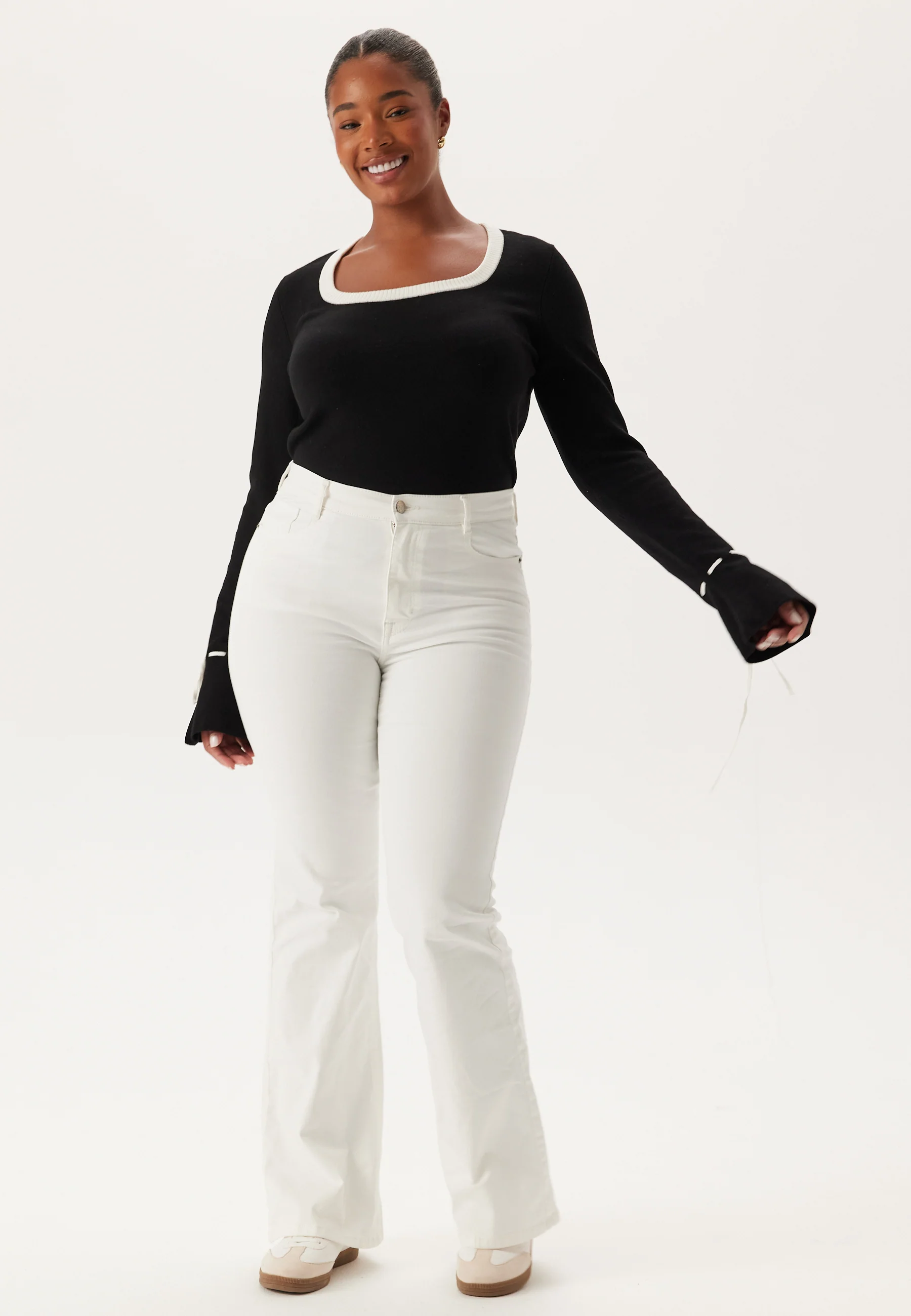 Knitted Bow Sweater - Image 8