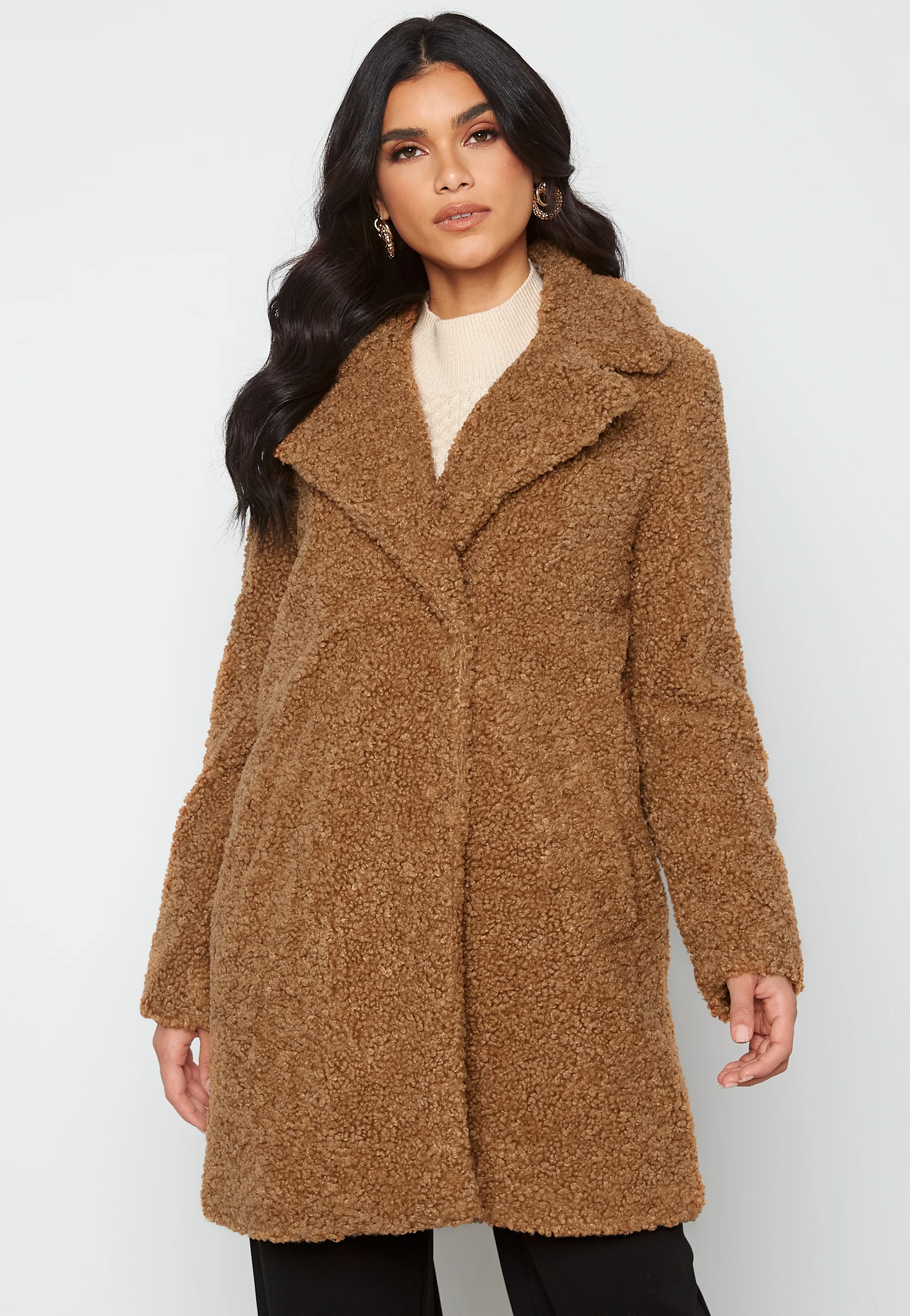 Kylie Long Teddy Jacket - Image 2