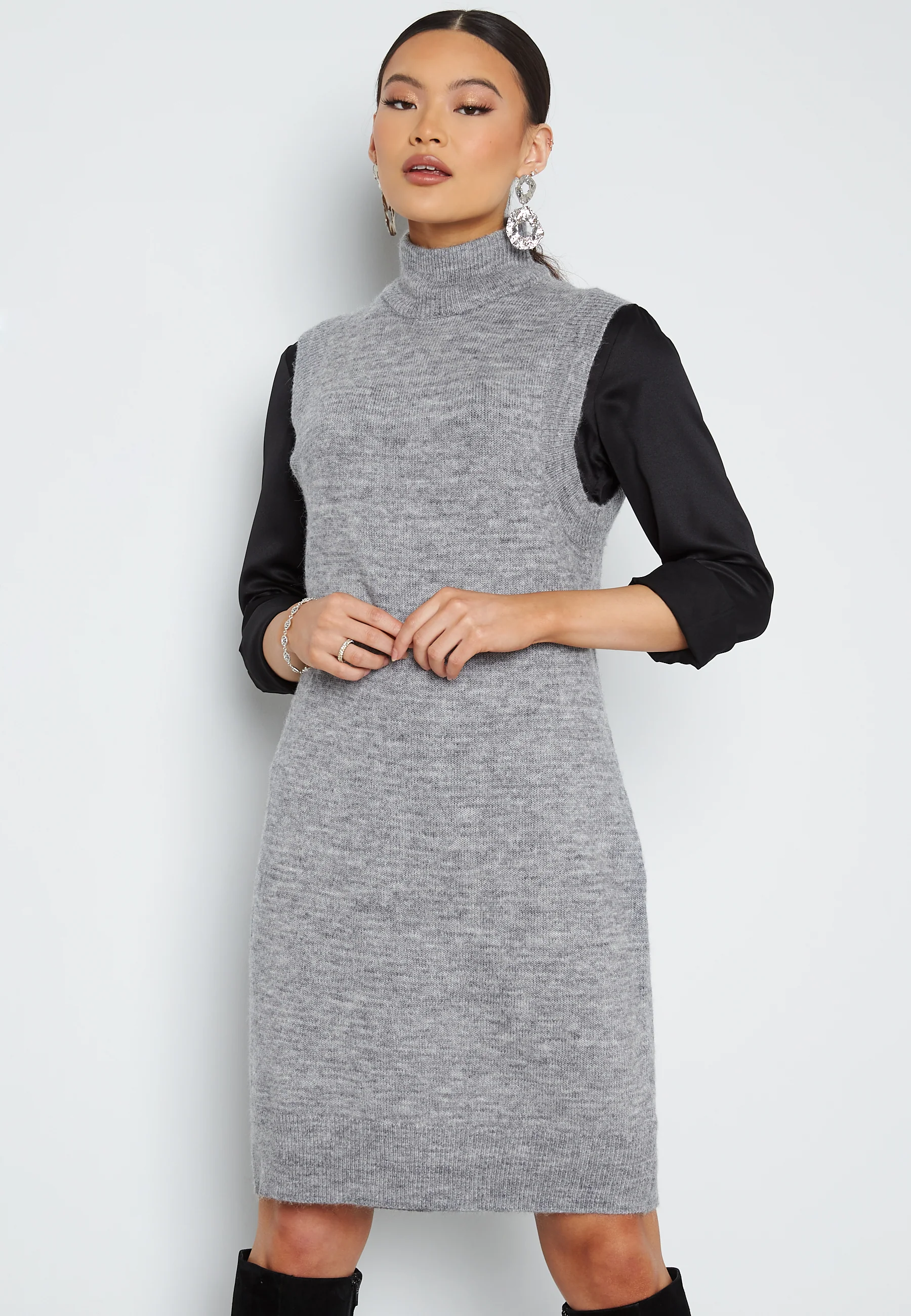 Lauren S/L knit waistcoat