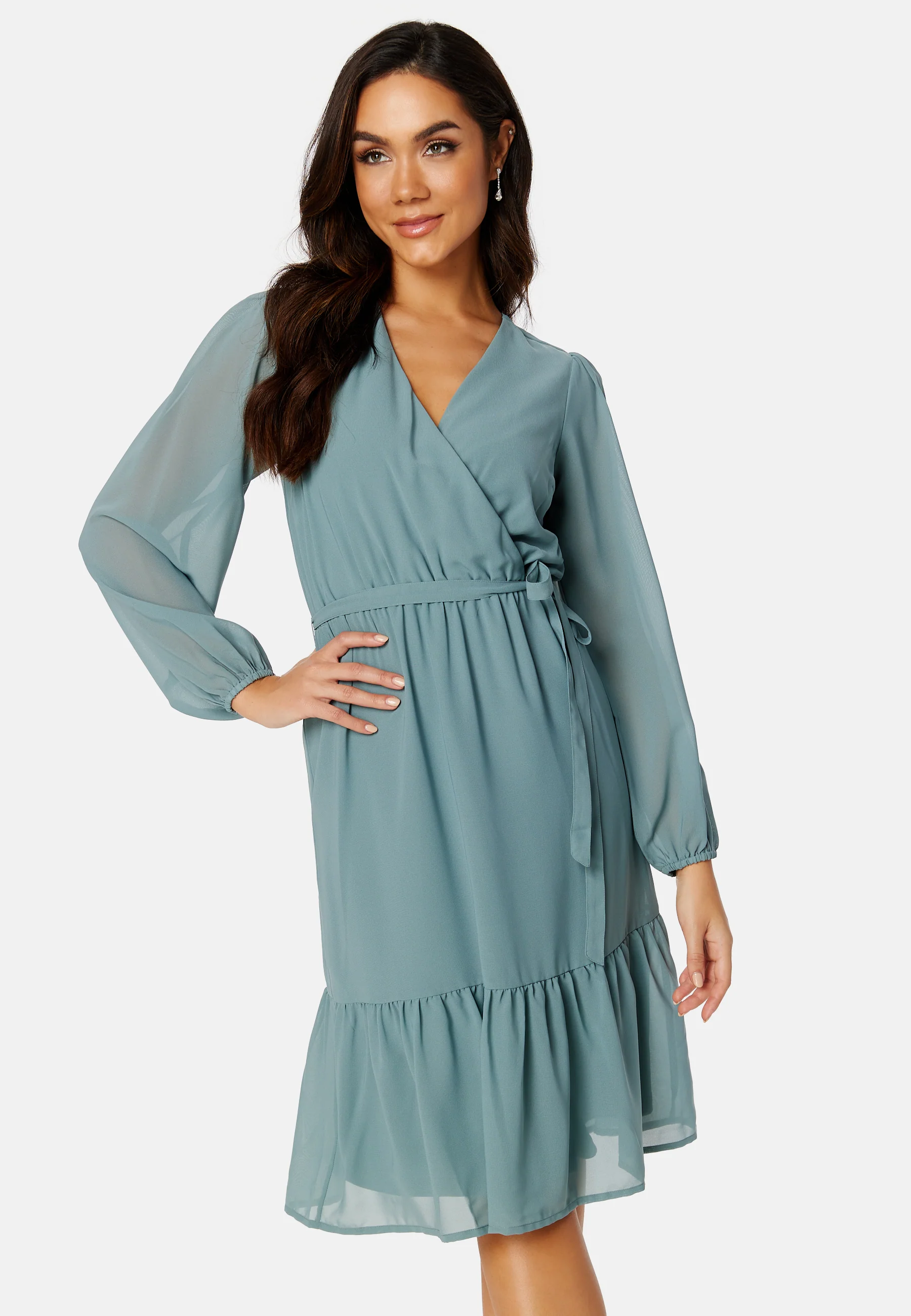 Linn midi Long Sleeve Dress - Image 5