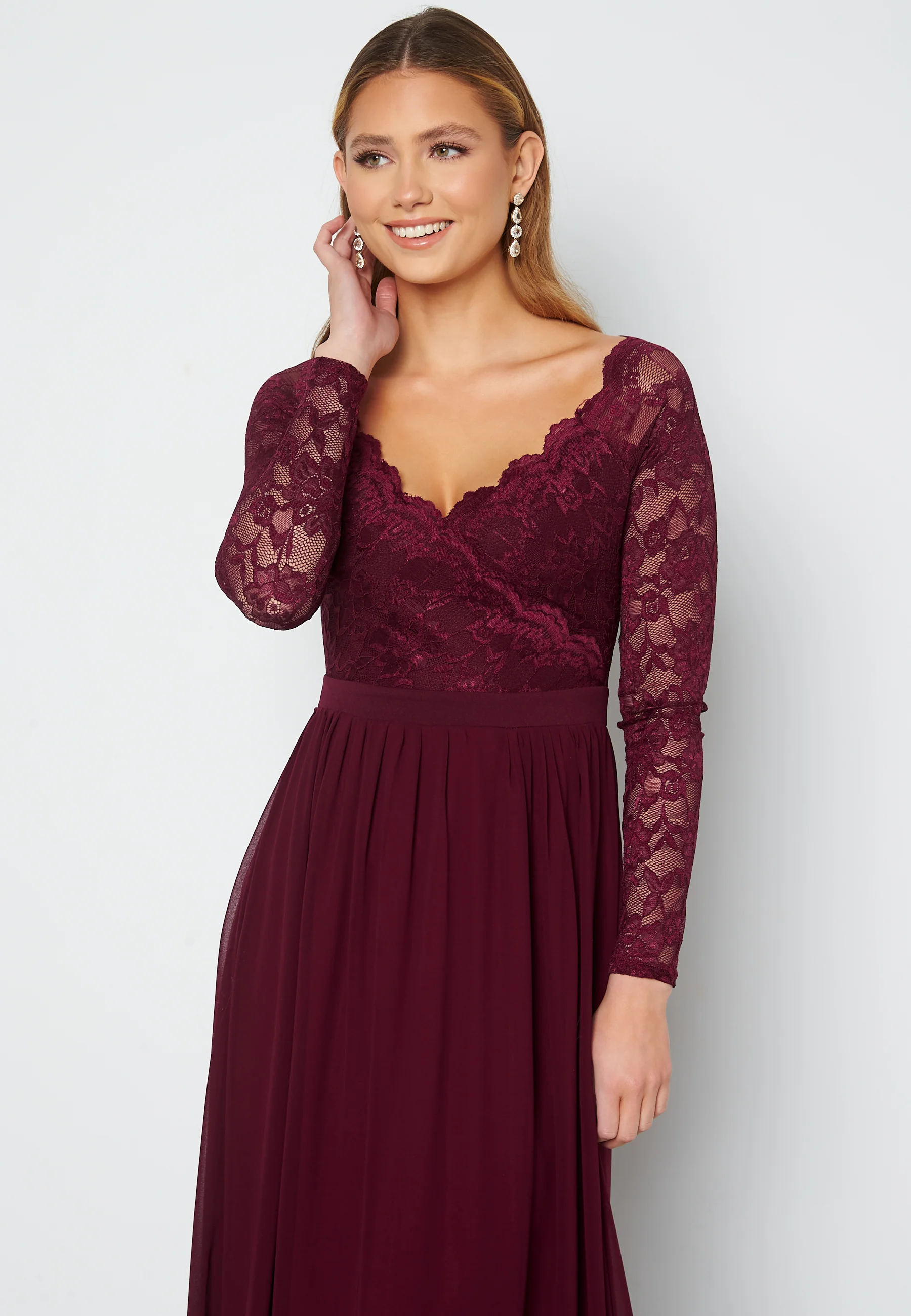 Long Sleeve Floaty Maxi Dress - Image 3