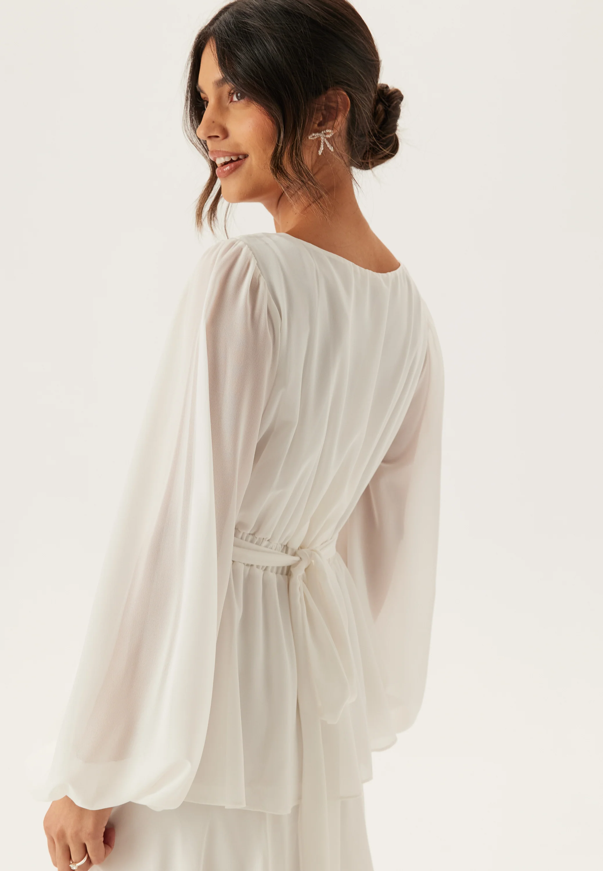 Long Sleeve Tiered Maxi Dress - Image 3