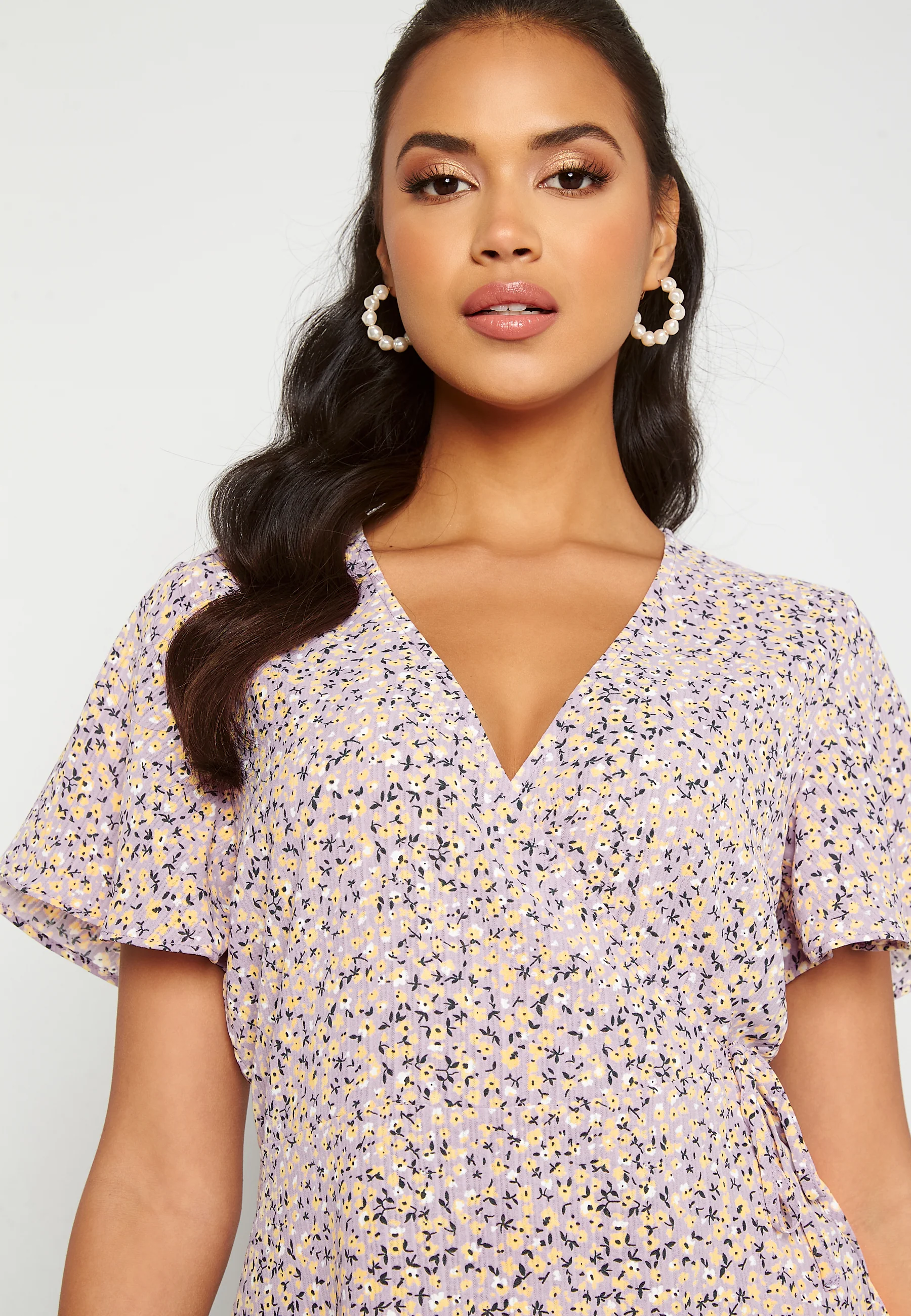 Lovie S/S Wrap Top - Image 4