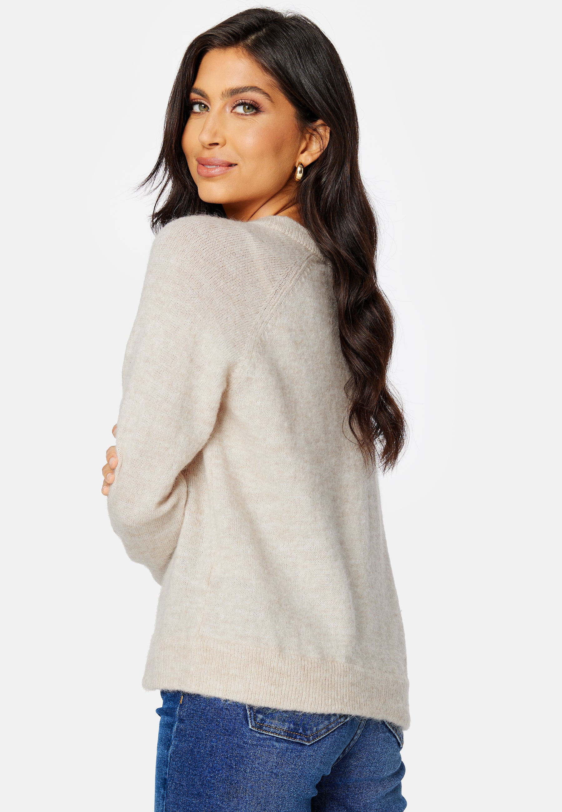 Lulu LS Knit V-Neck - Image 3